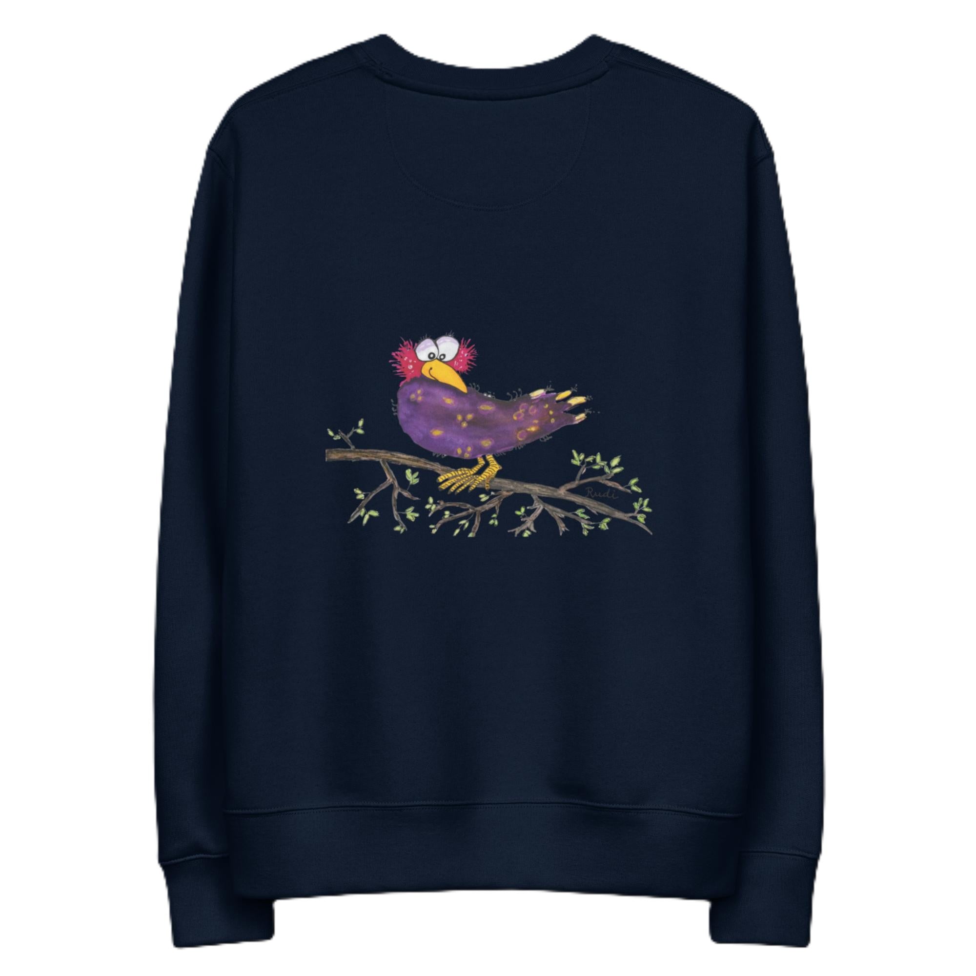Raven-Unisex Bio-Pullover Backprint