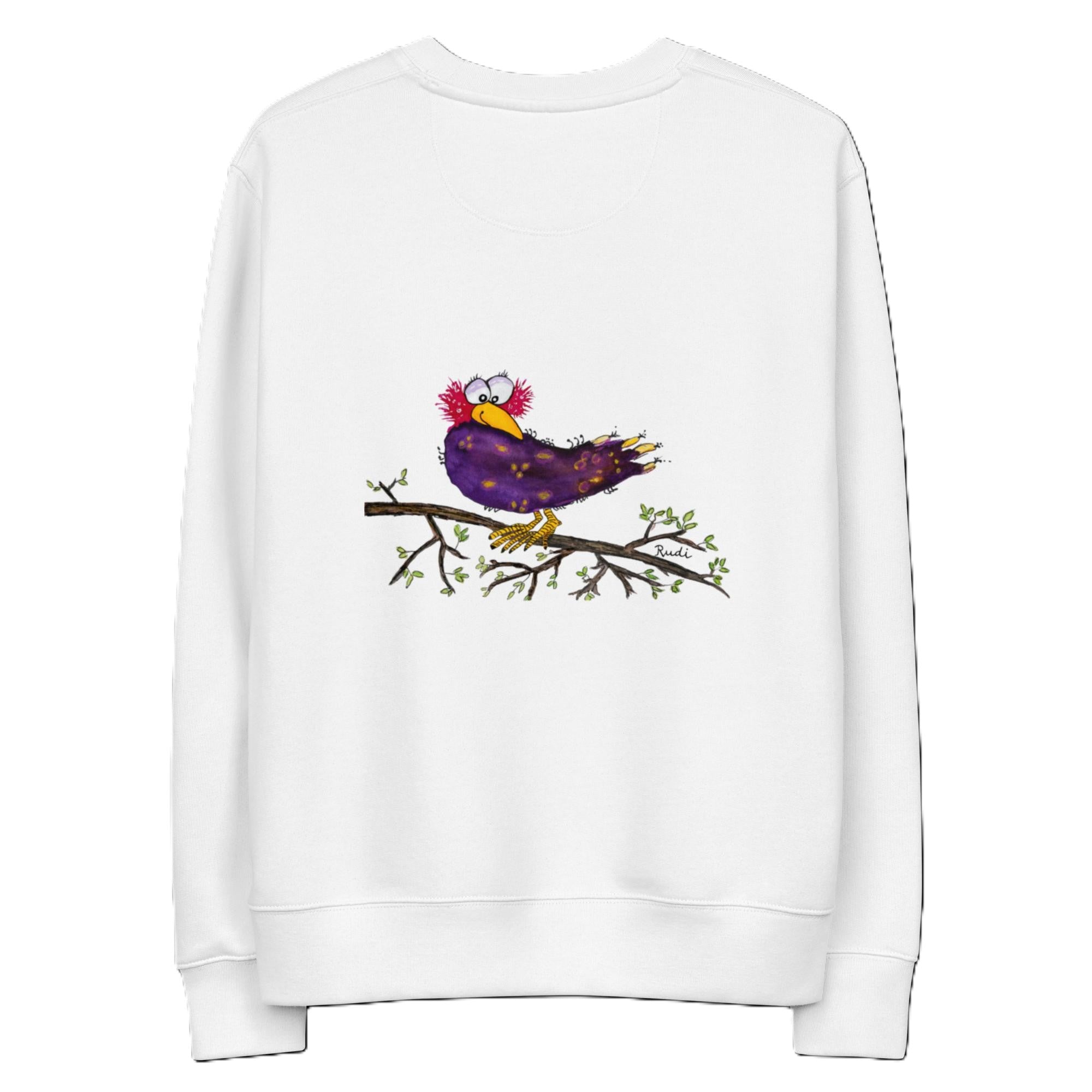 Raven-Unisex Bio-Pullover Backprint