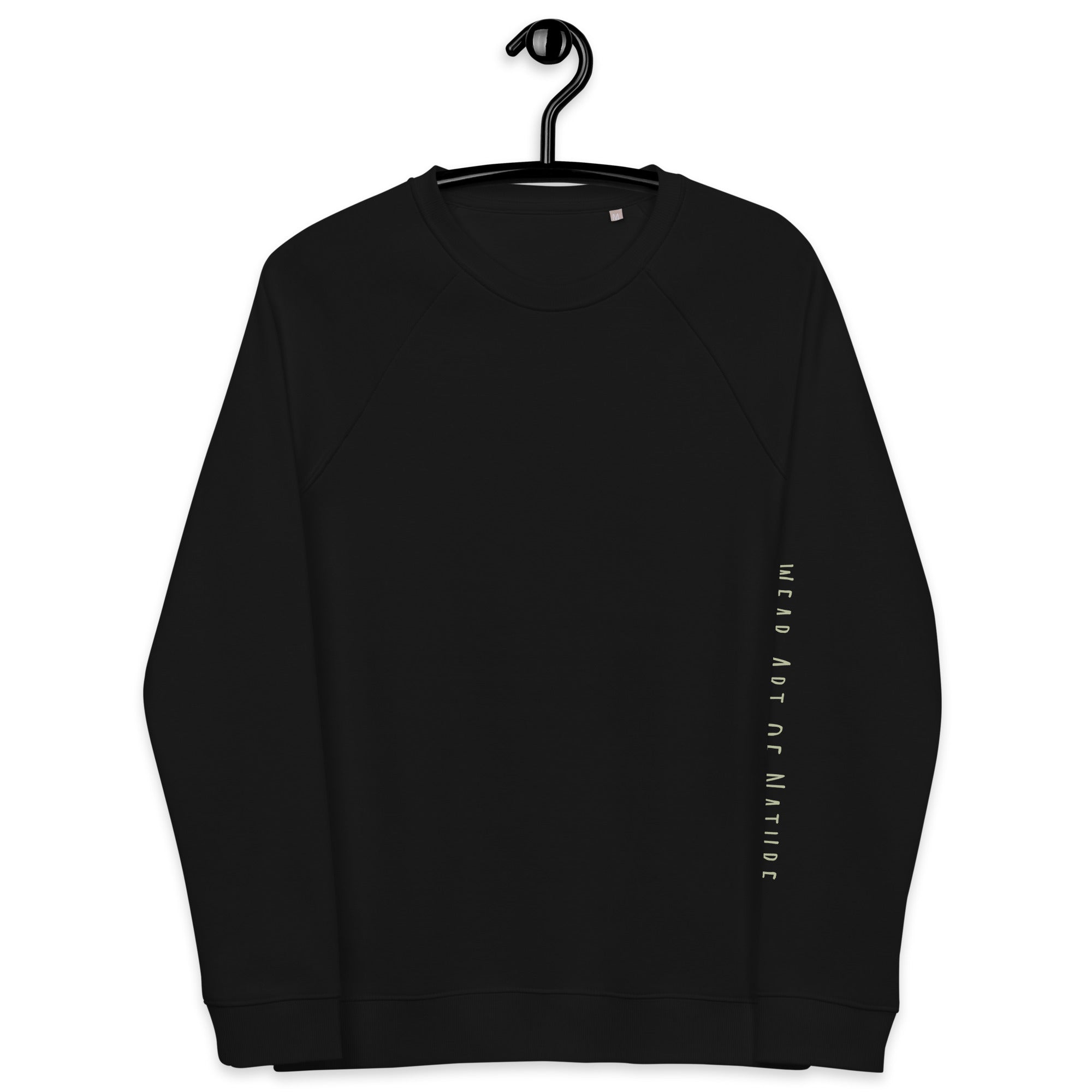 Raven-Unisex Bio-Raglan-Pullover Backprint