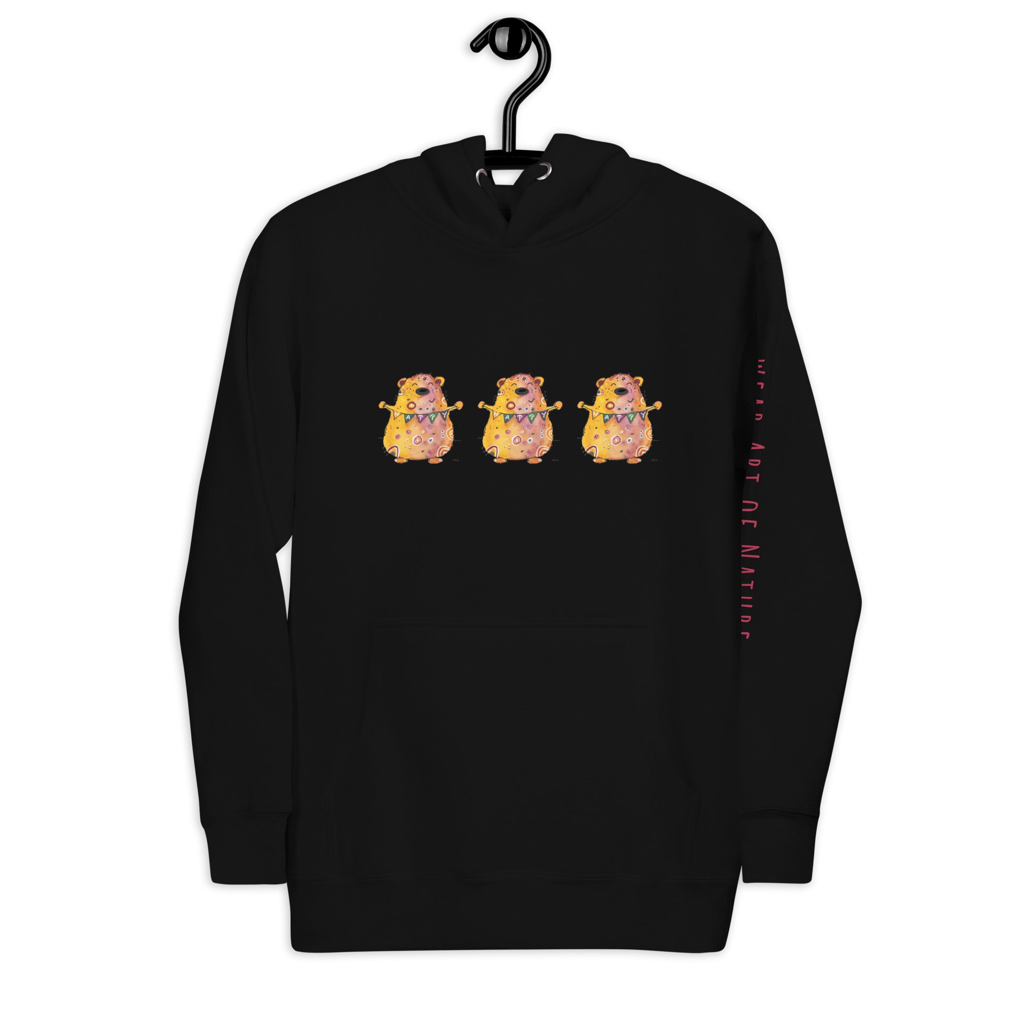 Bear Unisex-Kapuzenpullover Frontprint