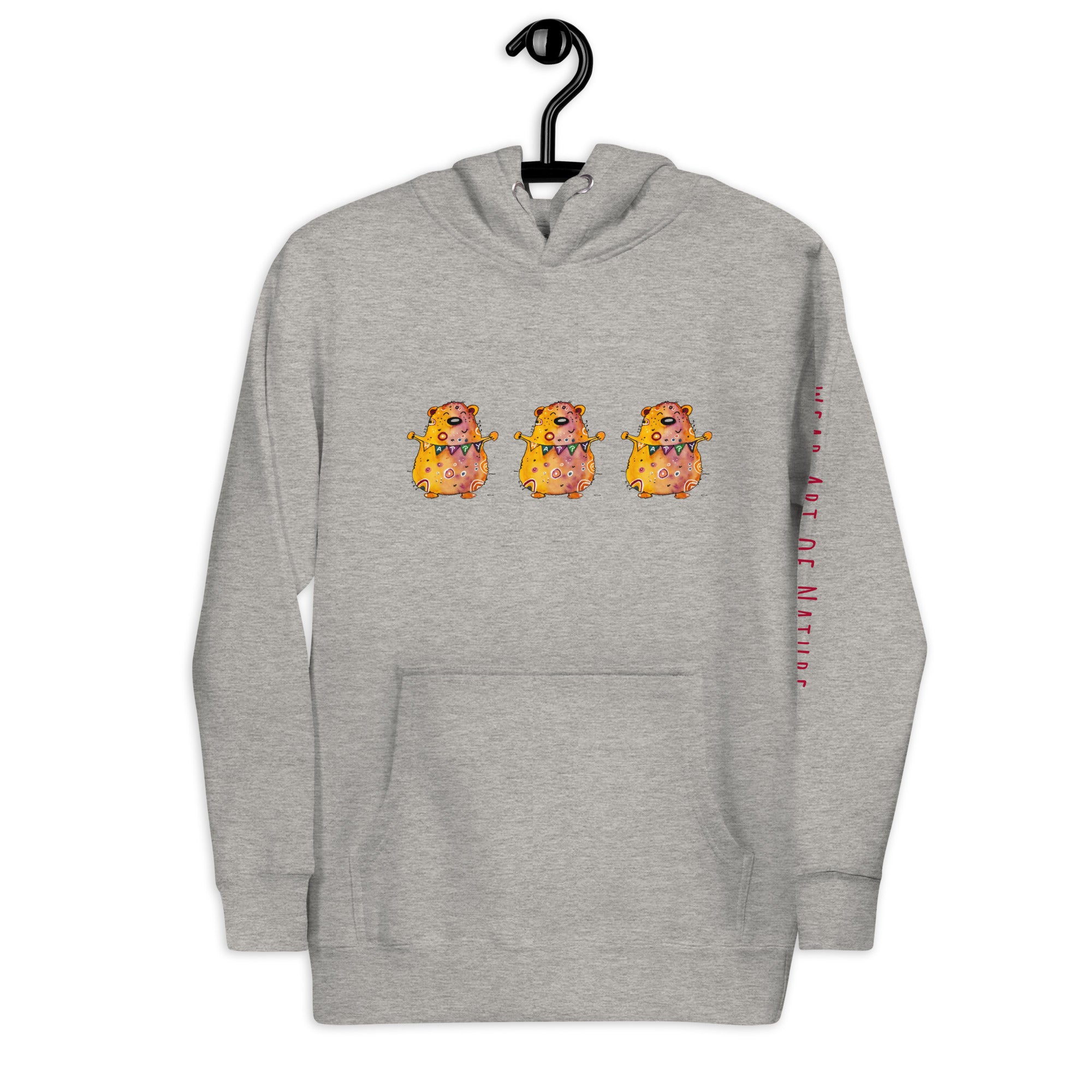 Bear Unisex-Kapuzenpullover Frontprint
