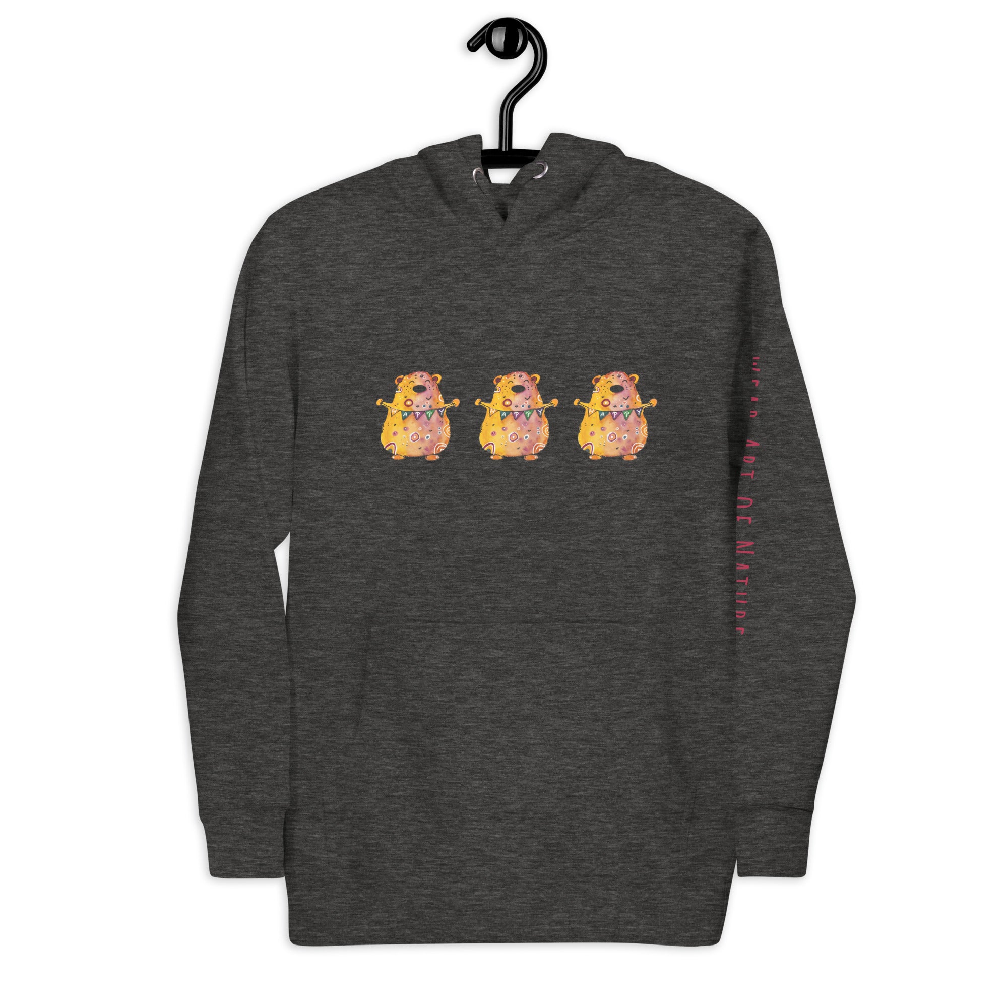 Bear Unisex-Kapuzenpullover Frontprint
