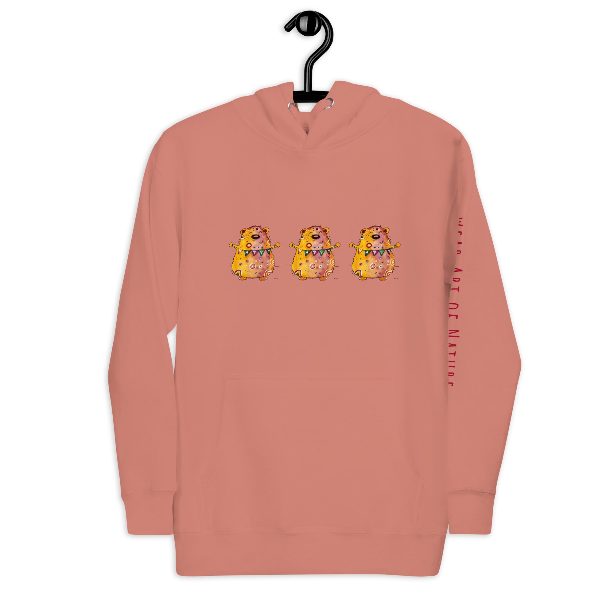Bear Unisex-Kapuzenpullover Frontprint