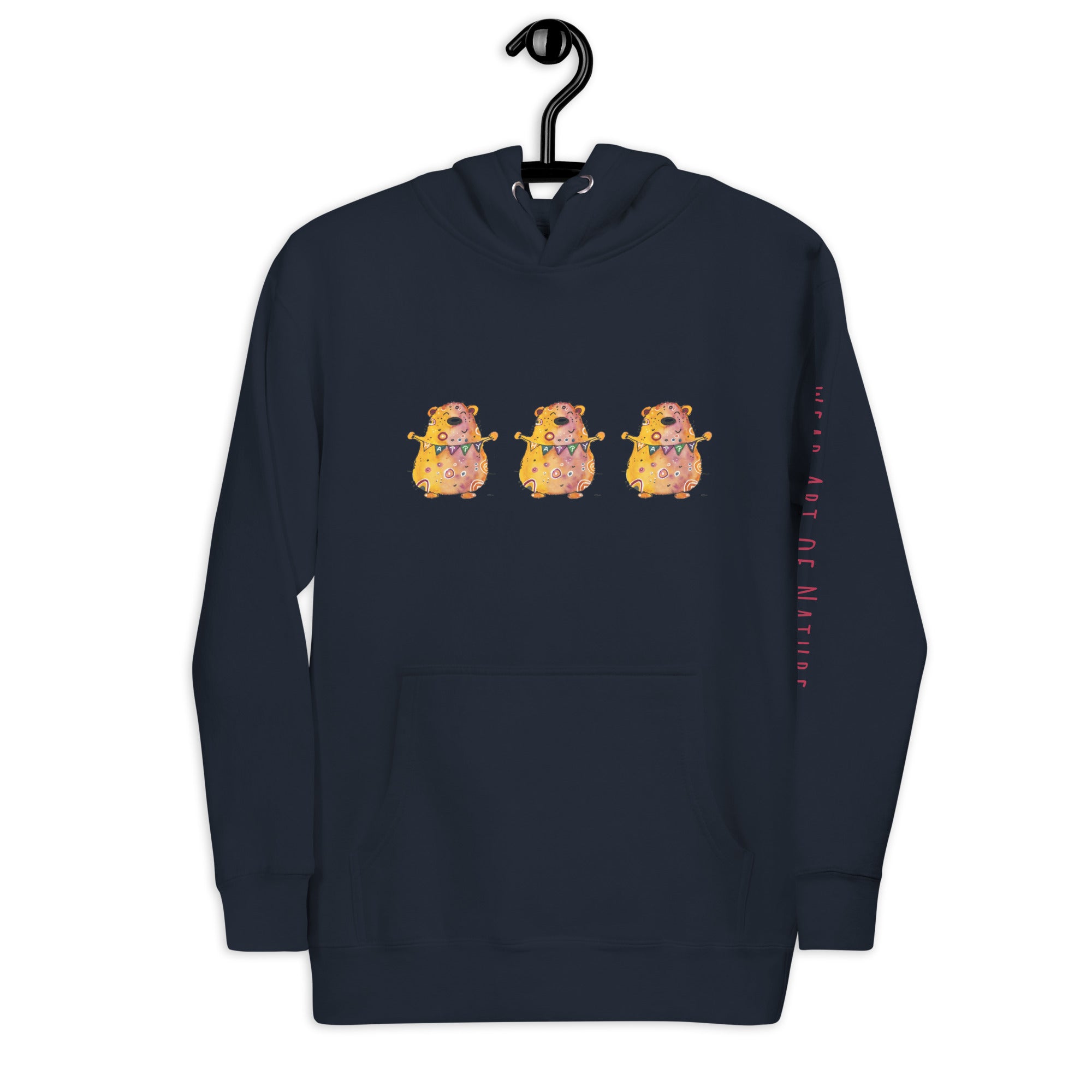 Bear Unisex-Kapuzenpullover Frontprint