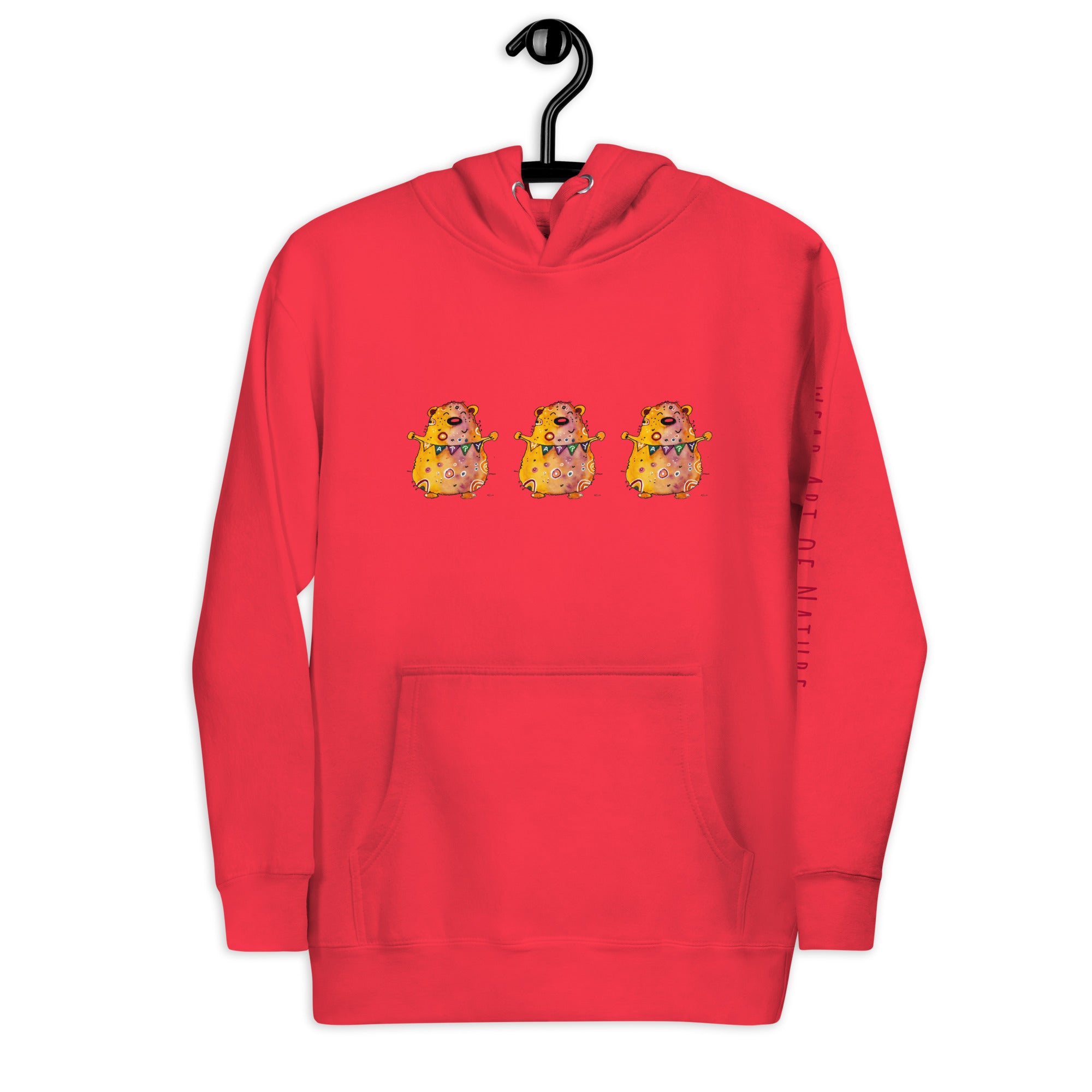 Bear Unisex-Kapuzenpullover Frontprint