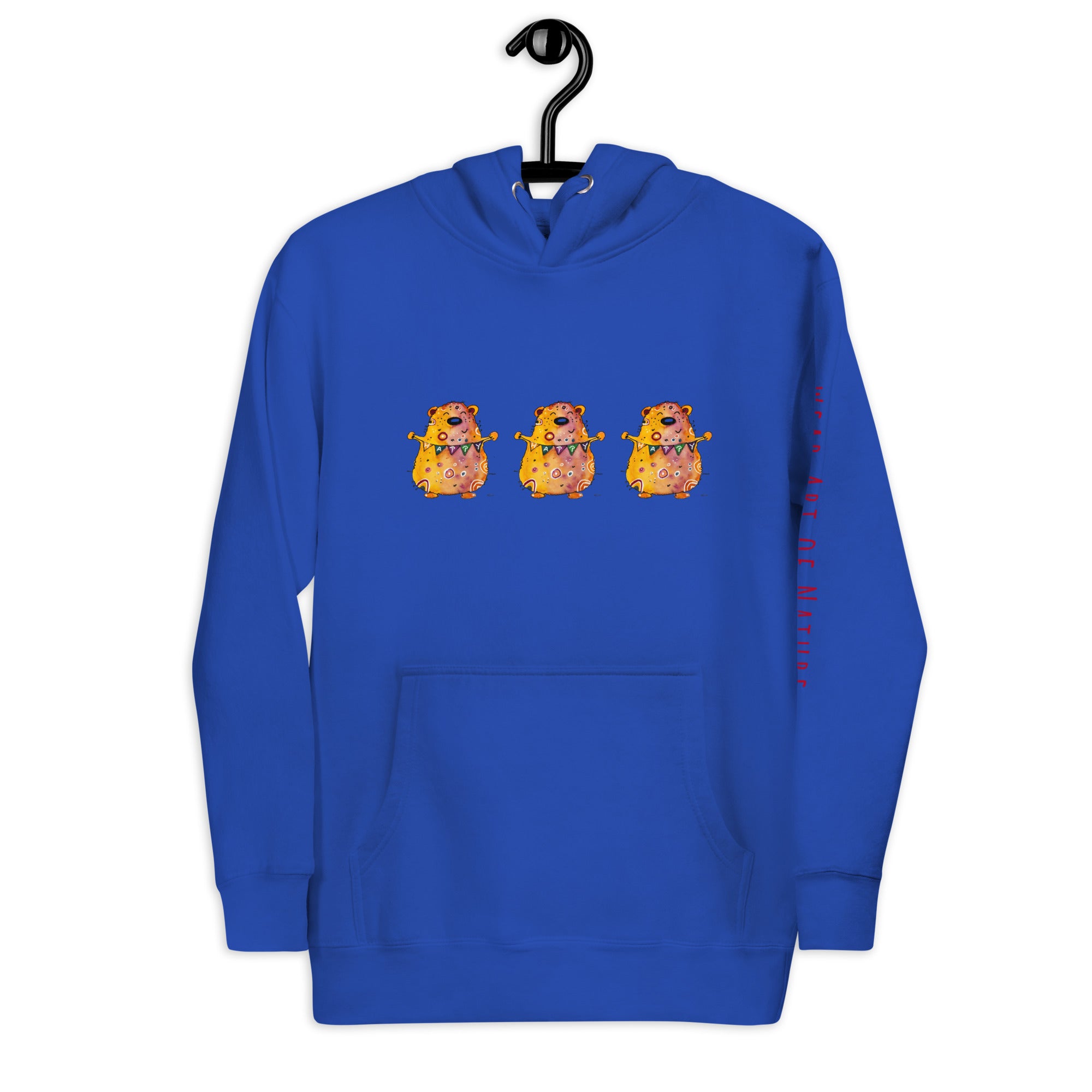 Bear Unisex-Kapuzenpullover Frontprint