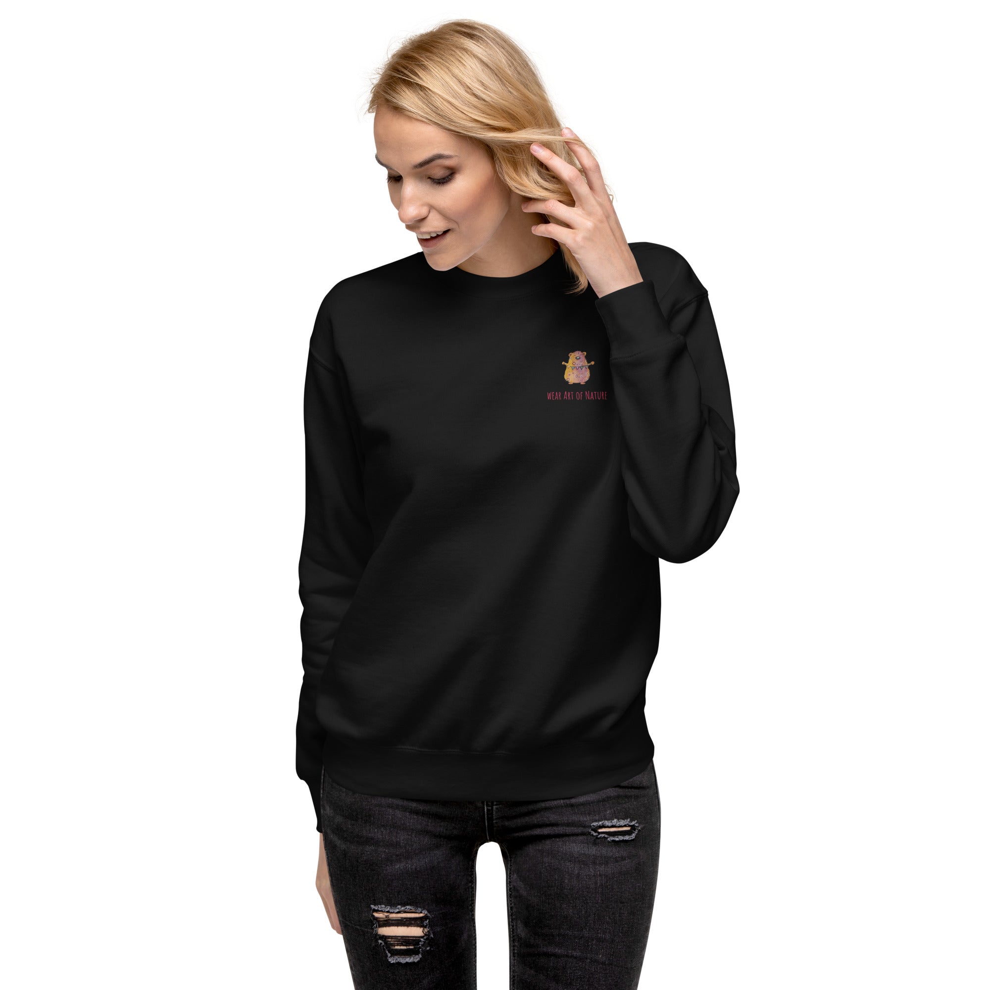Bear-Unisex-Premium-Pullover Frontprint