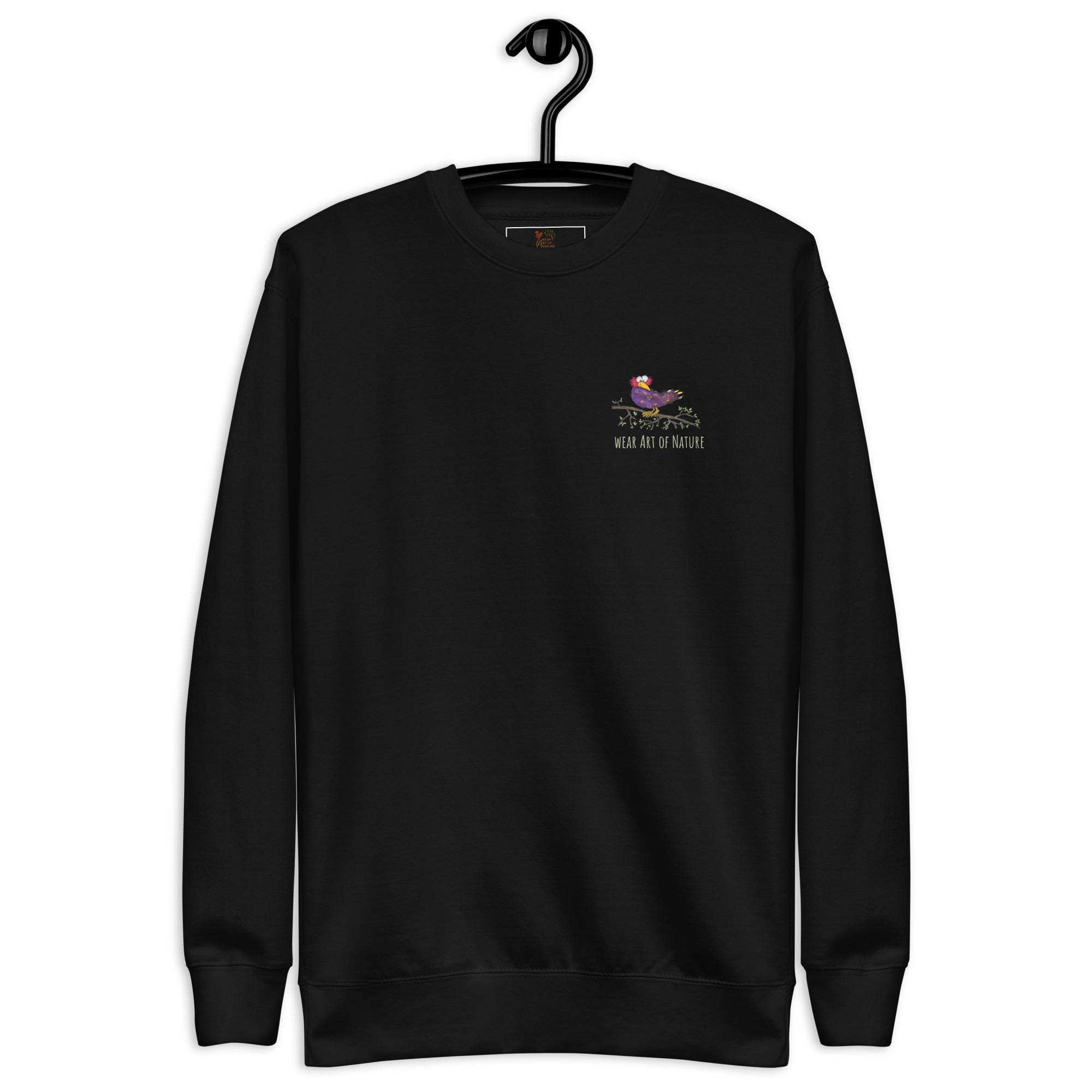 Raven-Unisex-Premium-Pullover Front, Backprint