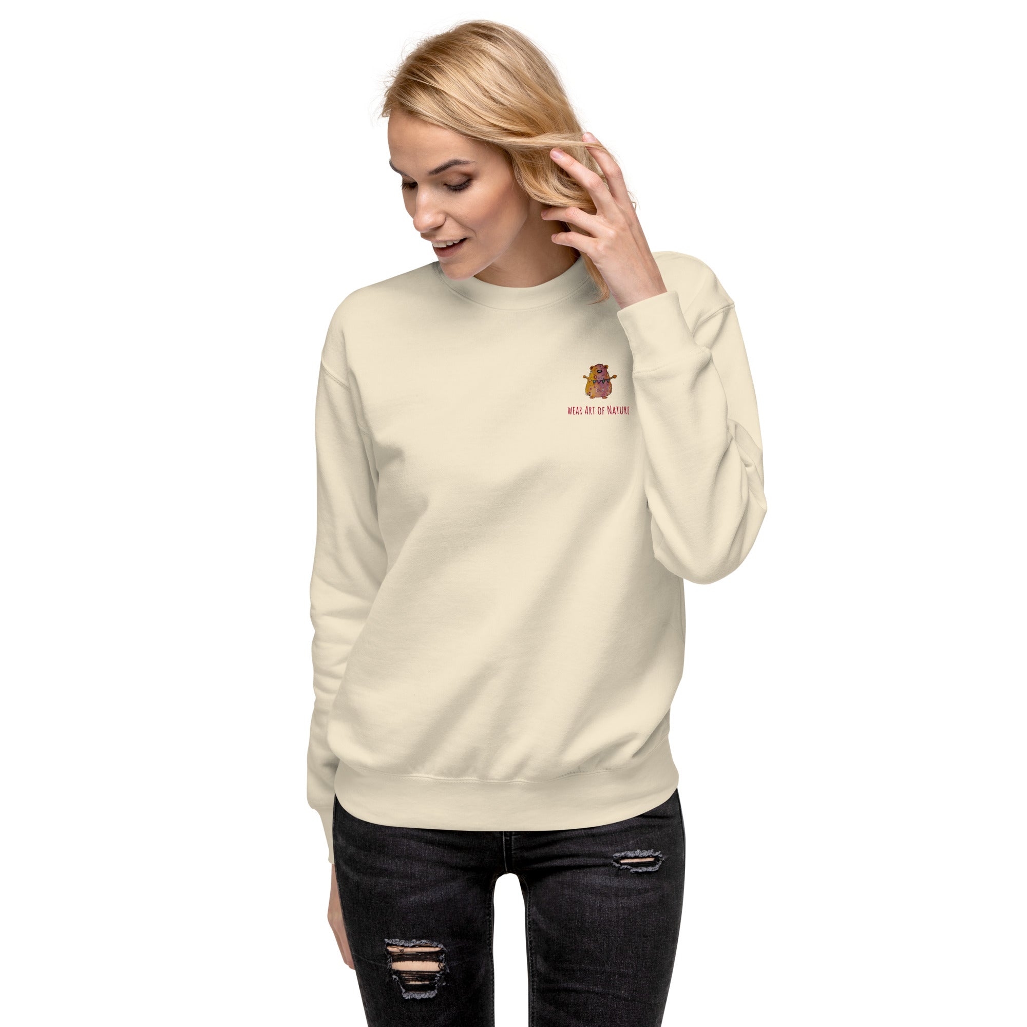 Bear-Unisex-Premium-Pullover Frontprint