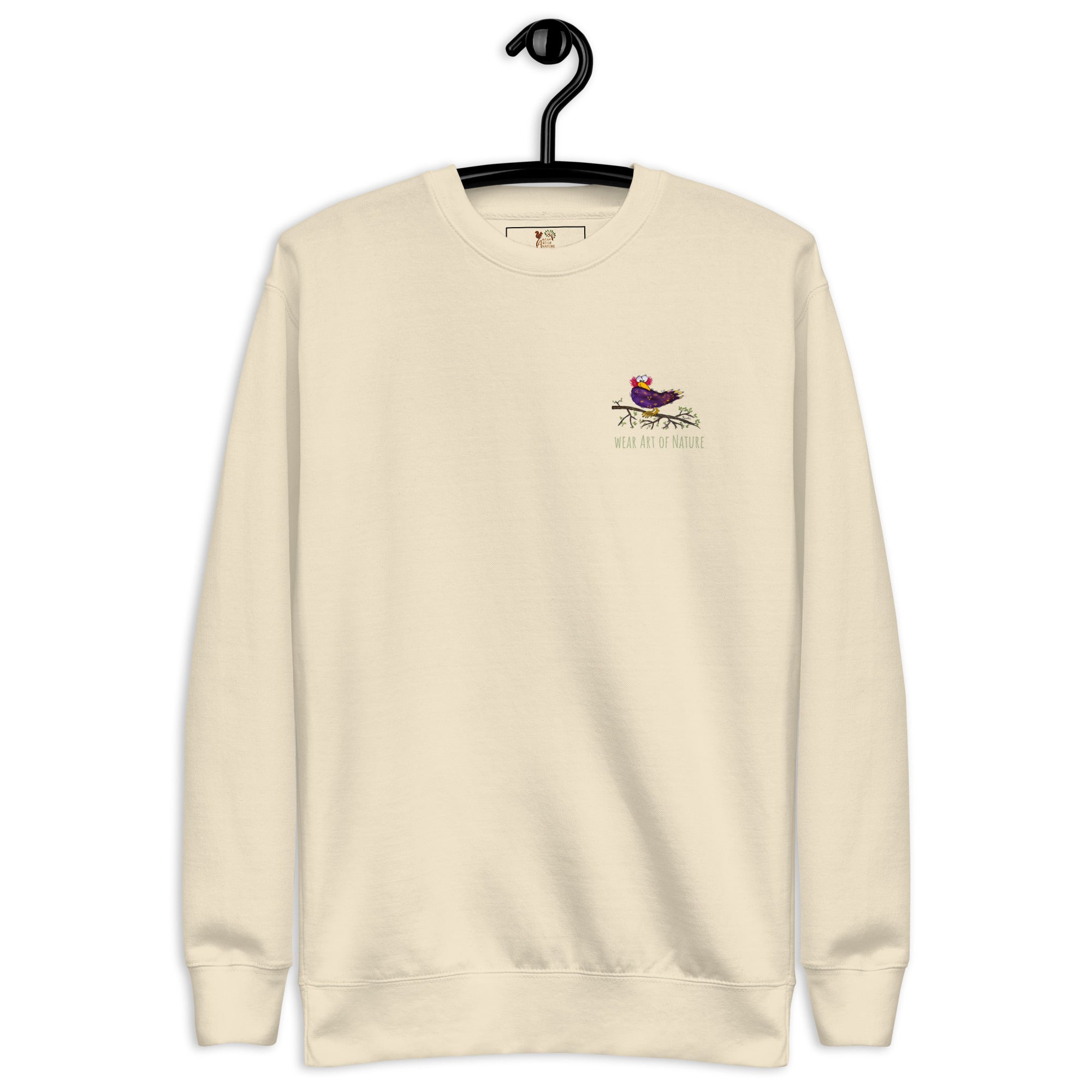 Raven-Unisex-Premium-Pullover Front, Backprint