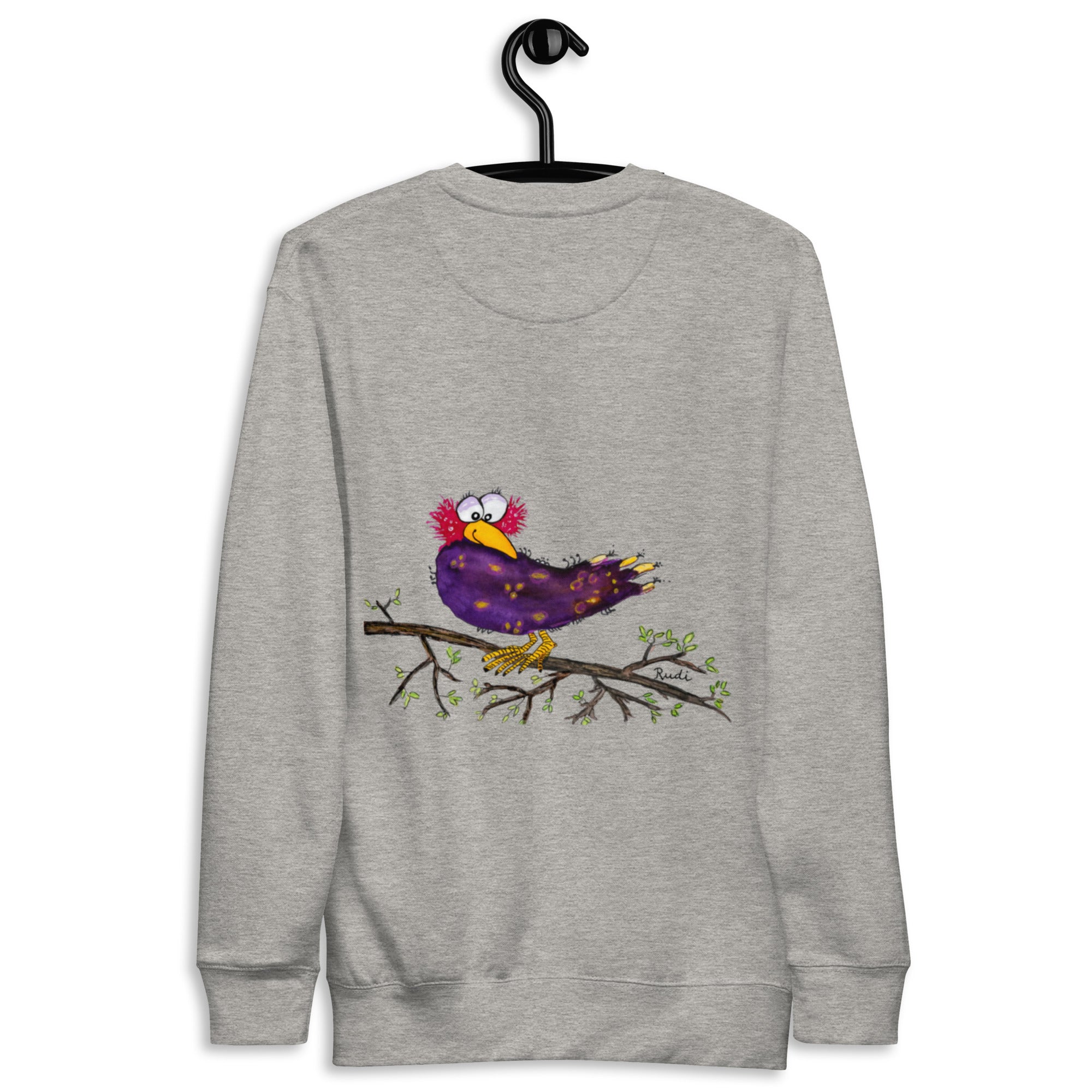 Raven-Unisex-Premium-Pullover Front, Backprint