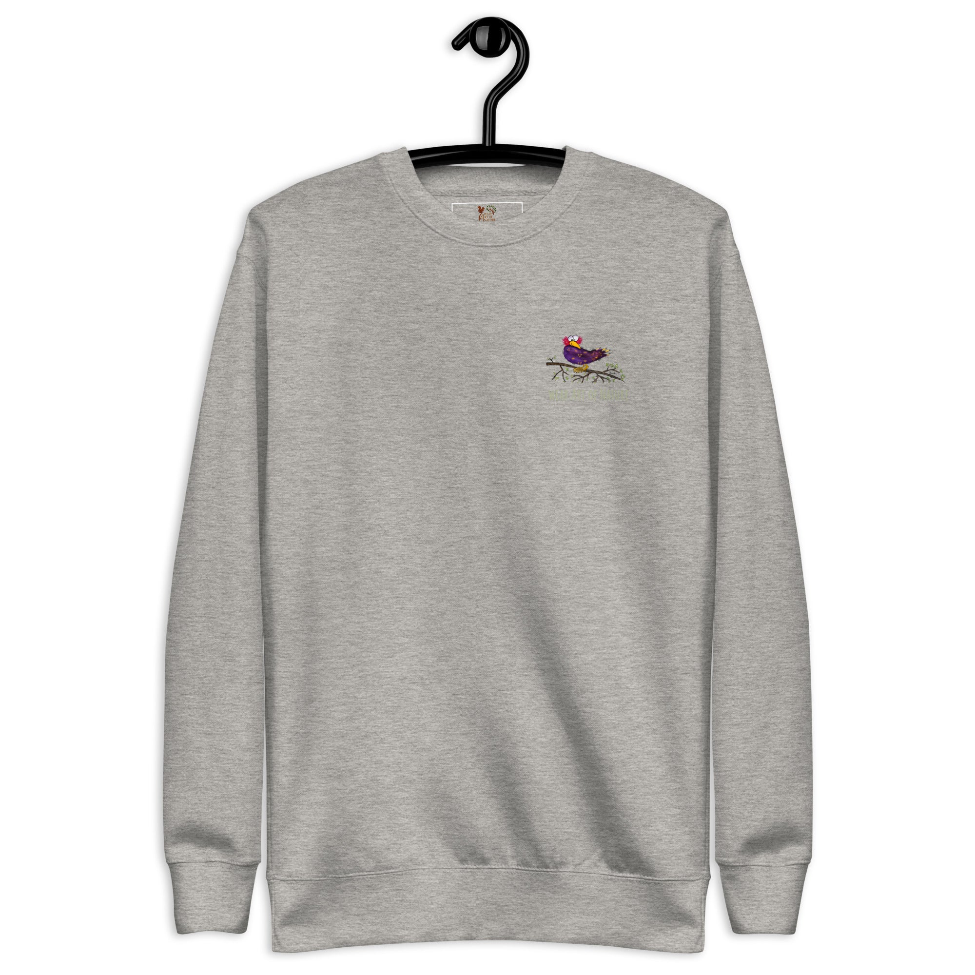 Raven-Unisex-Premium-Pullover Front, Backprint