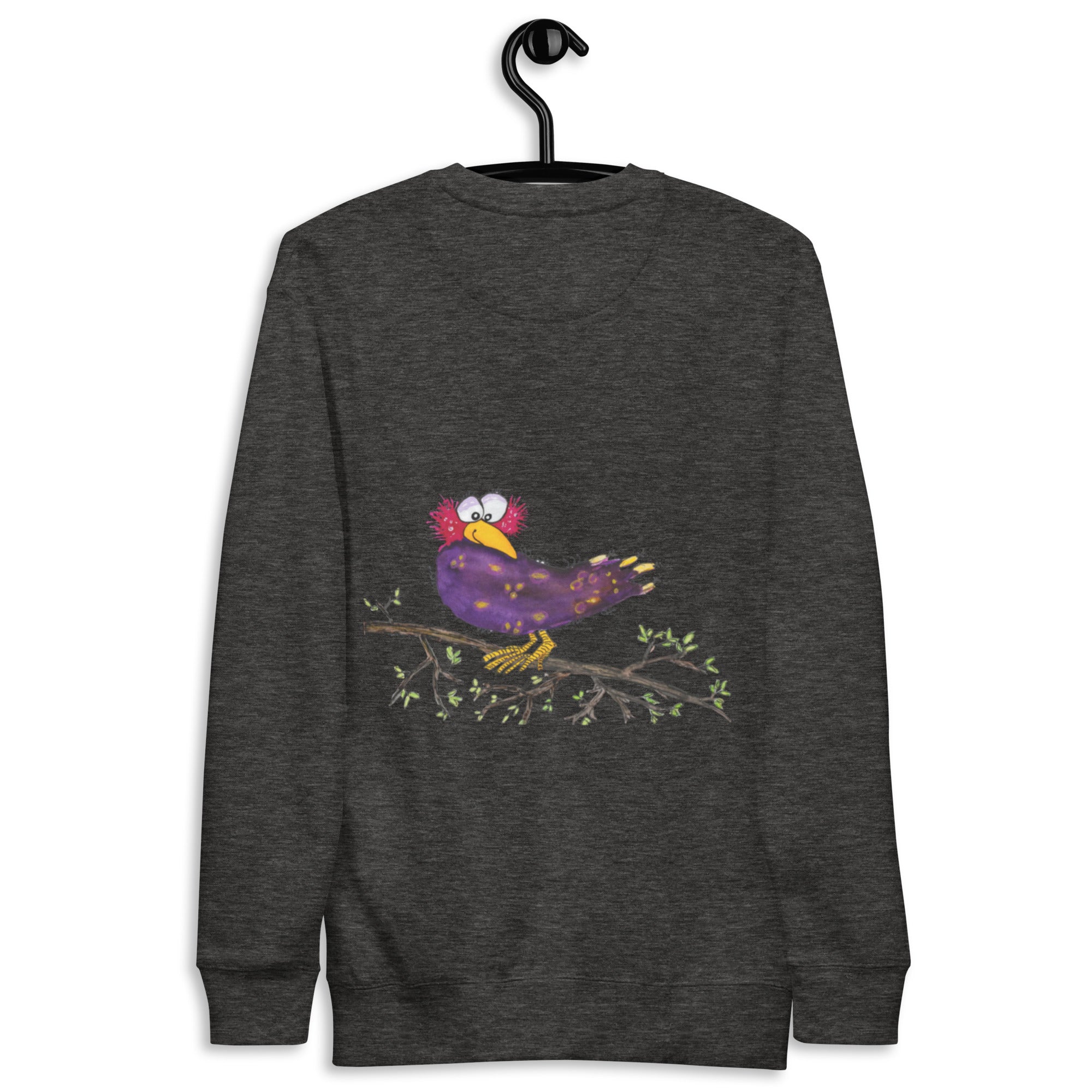Raven-Unisex-Premium-Pullover Front, Backprint