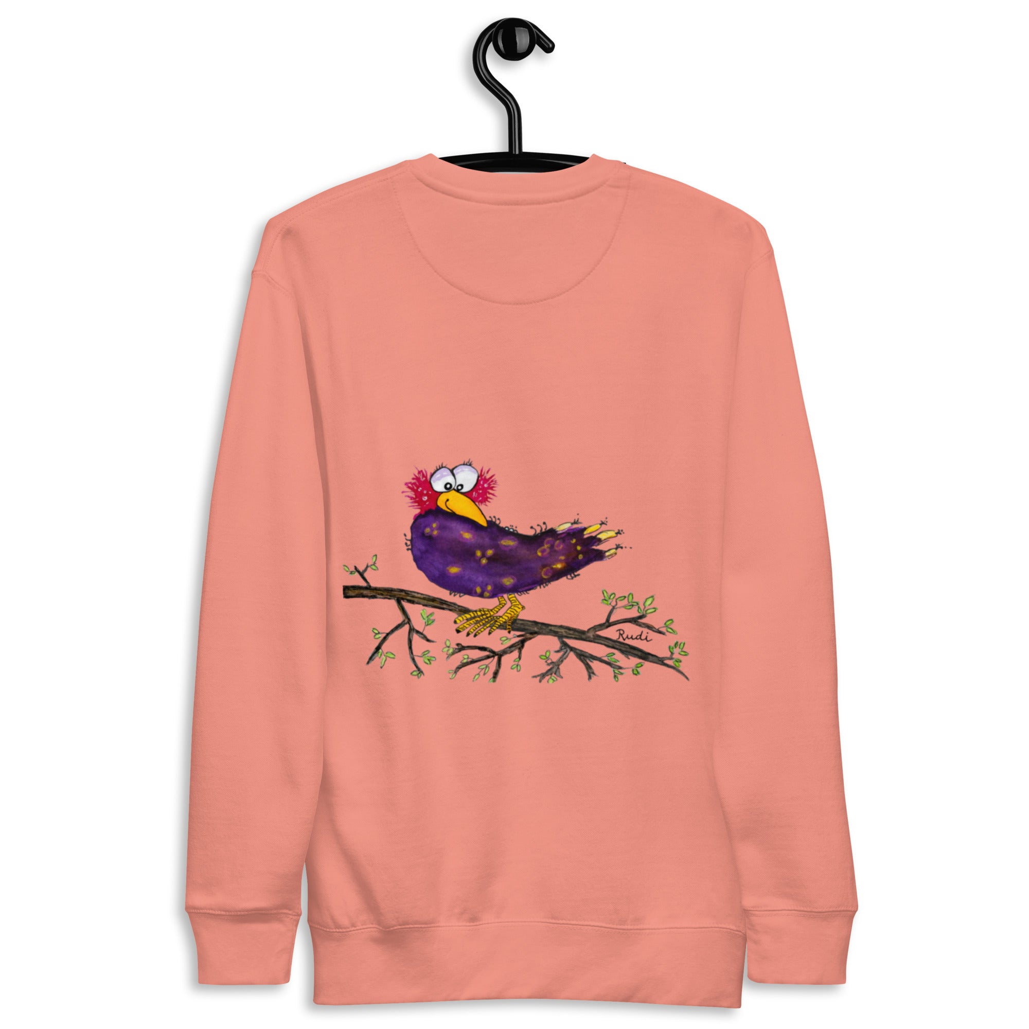 Raven-Unisex-Premium-Pullover Front, Backprint