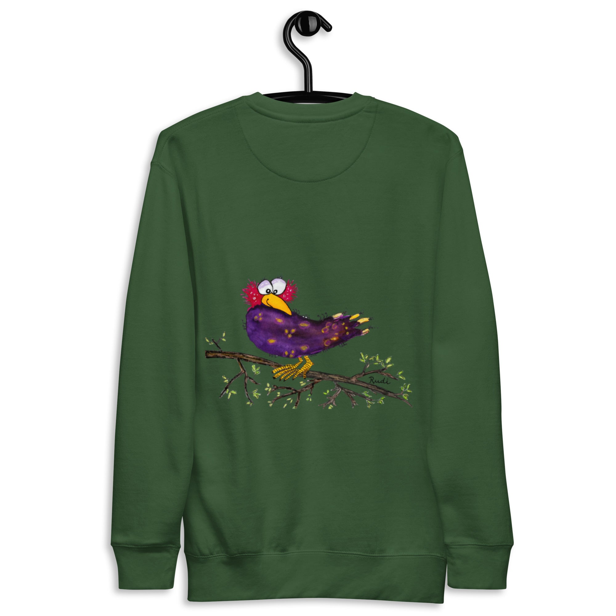Raven-Unisex-Premium-Pullover Front, Backprint