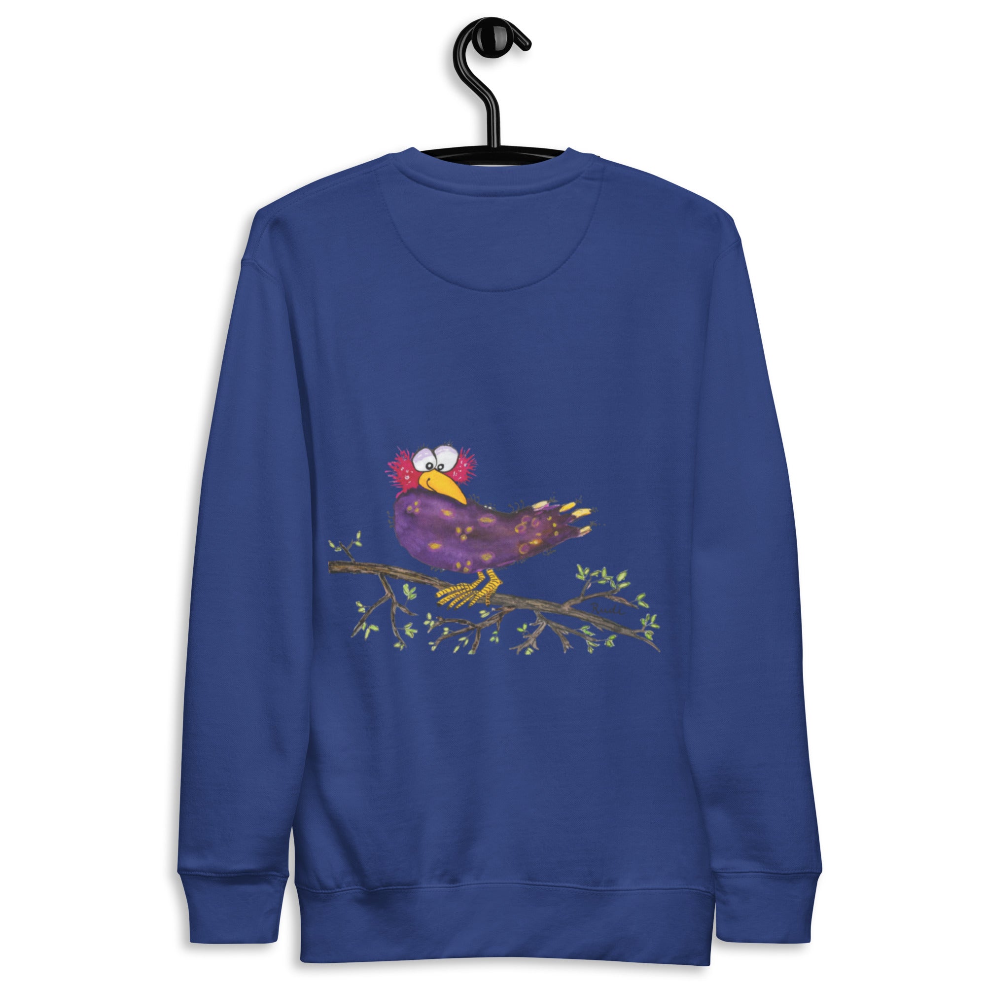 Raven-Unisex-Premium-Pullover Front, Backprint