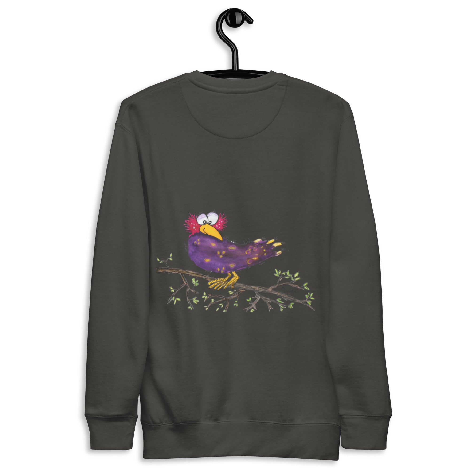 Raven-Unisex-Premium-Pullover Front, Backprint