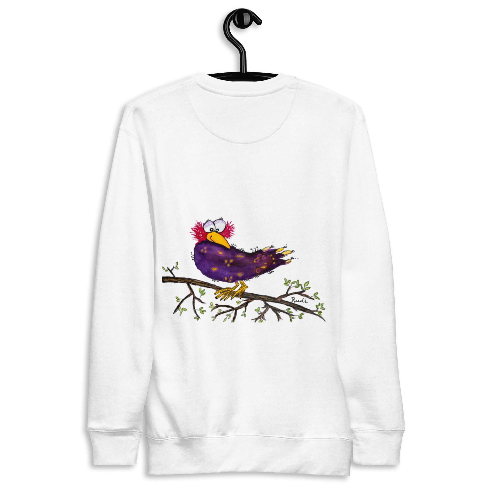 Raven-Unisex-Premium-Pullover Front, Backprint