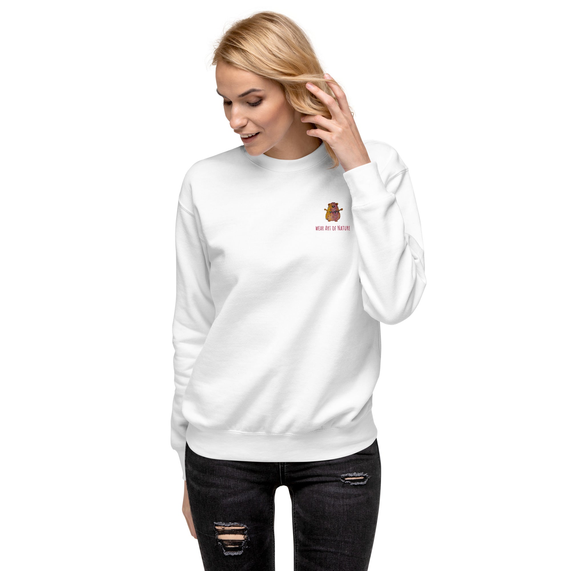 Bear-Unisex-Premium-Pullover Frontprint