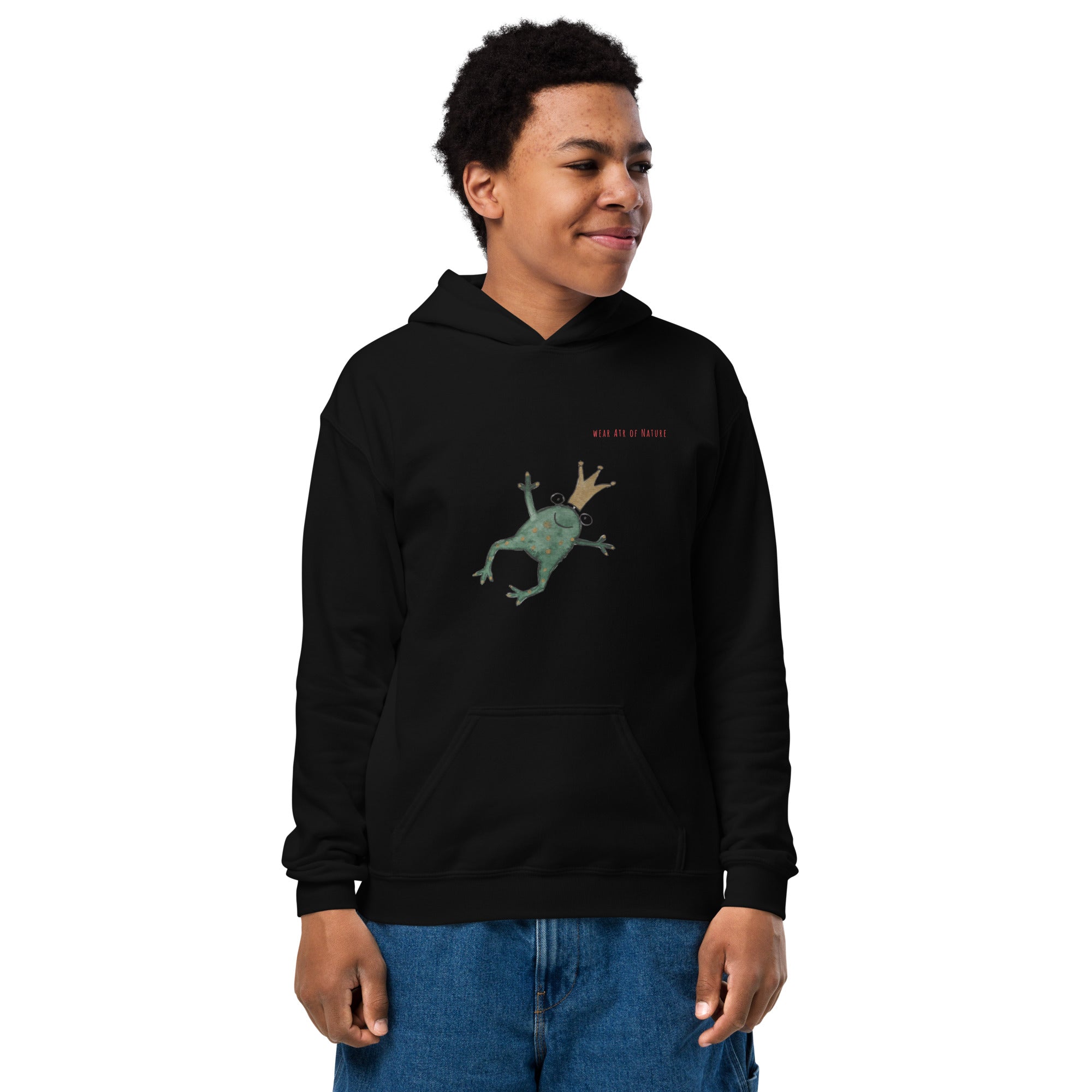 Frog-Heavy-Blend Hoodie für Jugendliche Frontprint