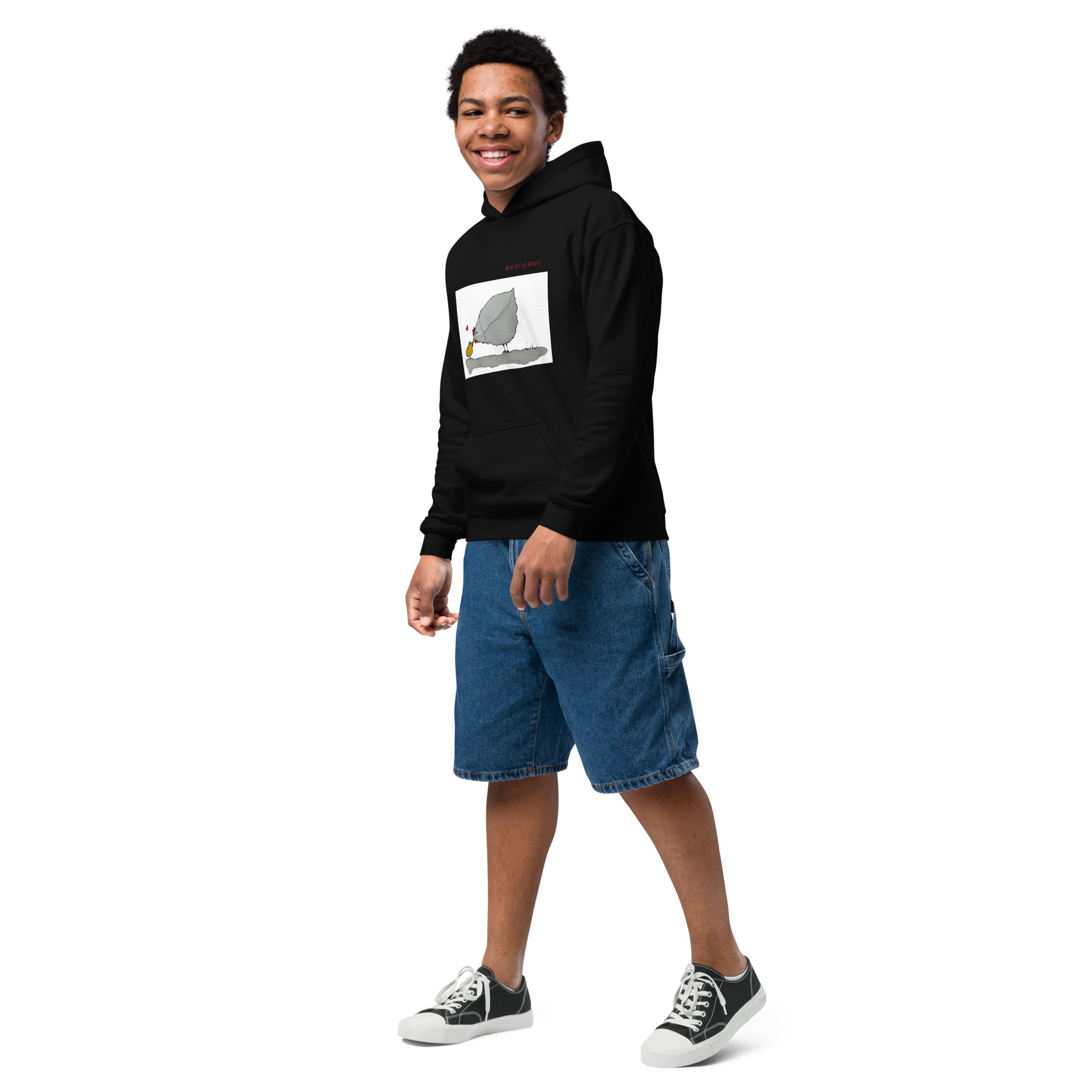 Chicken-Heavy-Blend Hoodie für Jugendliche Frontprint