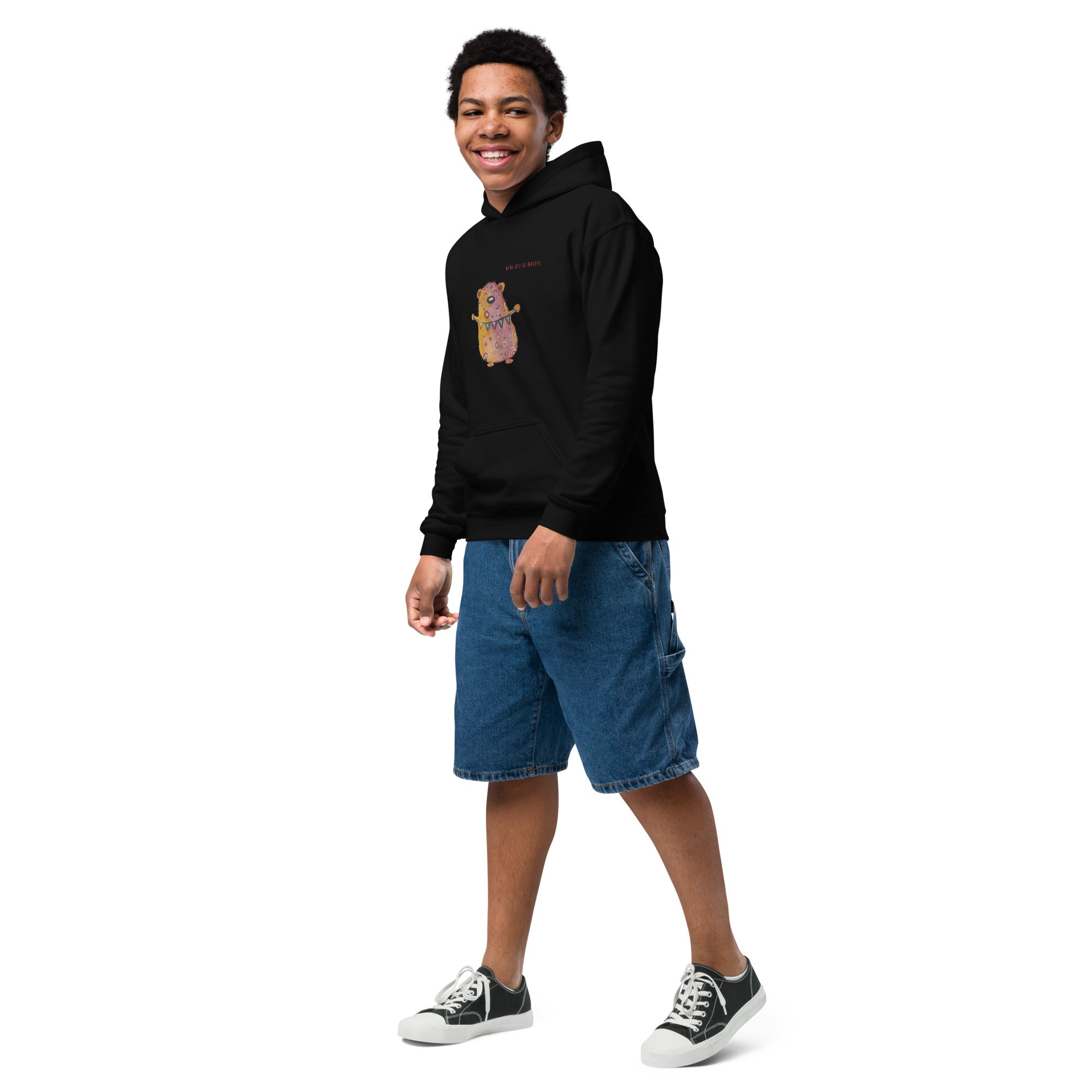 Bear-Heavy-Blend Hoodie für Jugendliche Frontprint