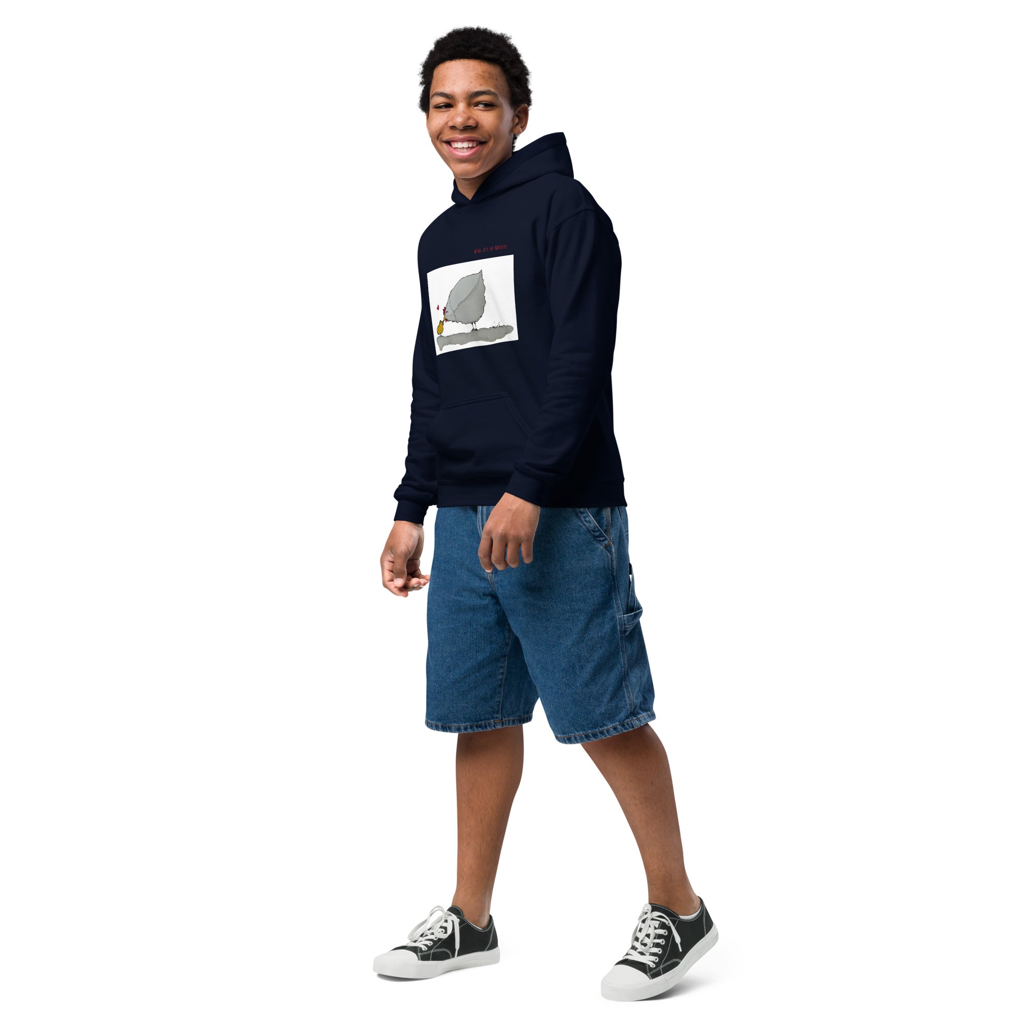 Chicken-Heavy-Blend Hoodie für Jugendliche Frontprint