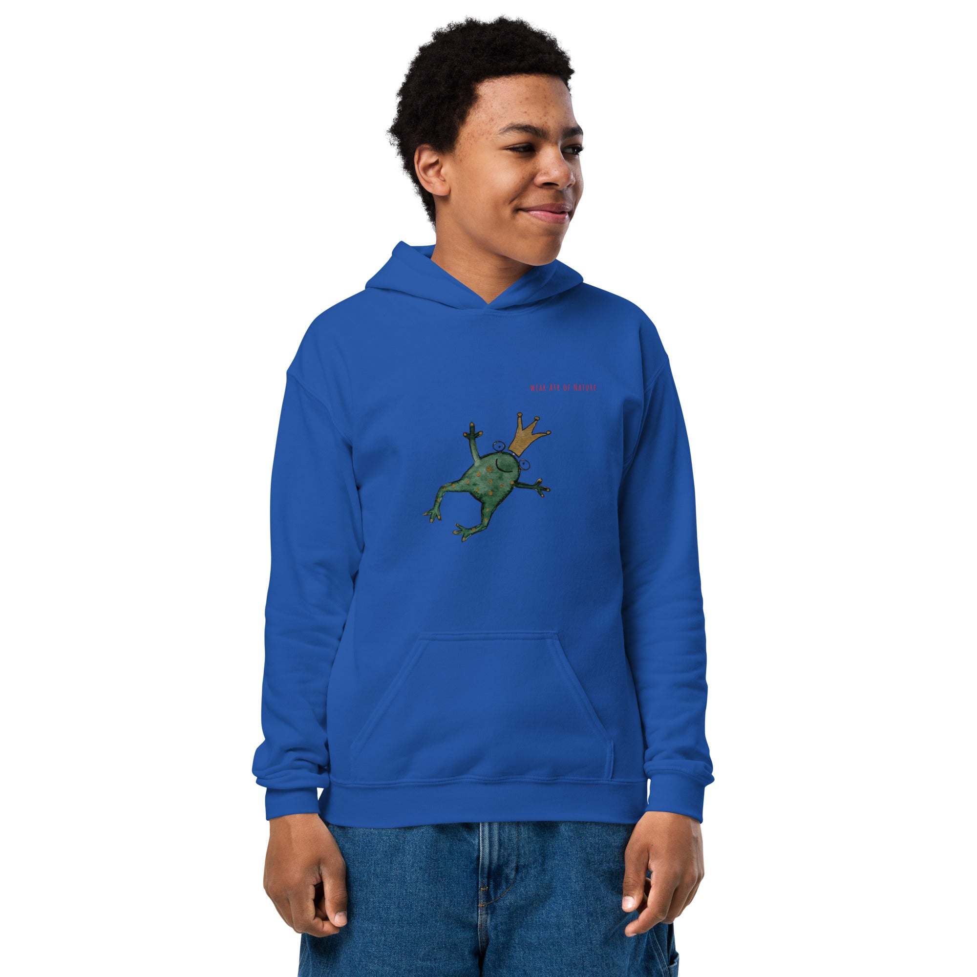 Frog-Heavy-Blend Hoodie für Jugendliche Frontprint