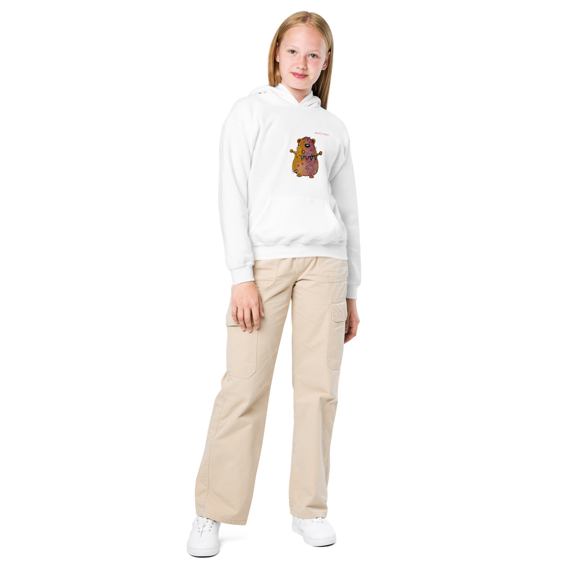 Bear-Heavy-Blend Hoodie für Jugendliche Frontprint