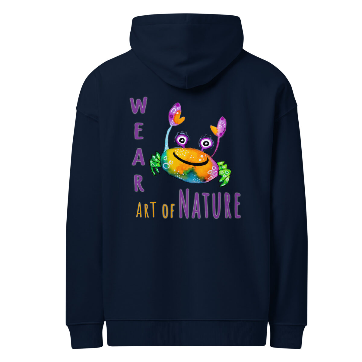 Cancer L-Backprint Oversized Hoodie | Streetwear Krebs Oversized Hoodie