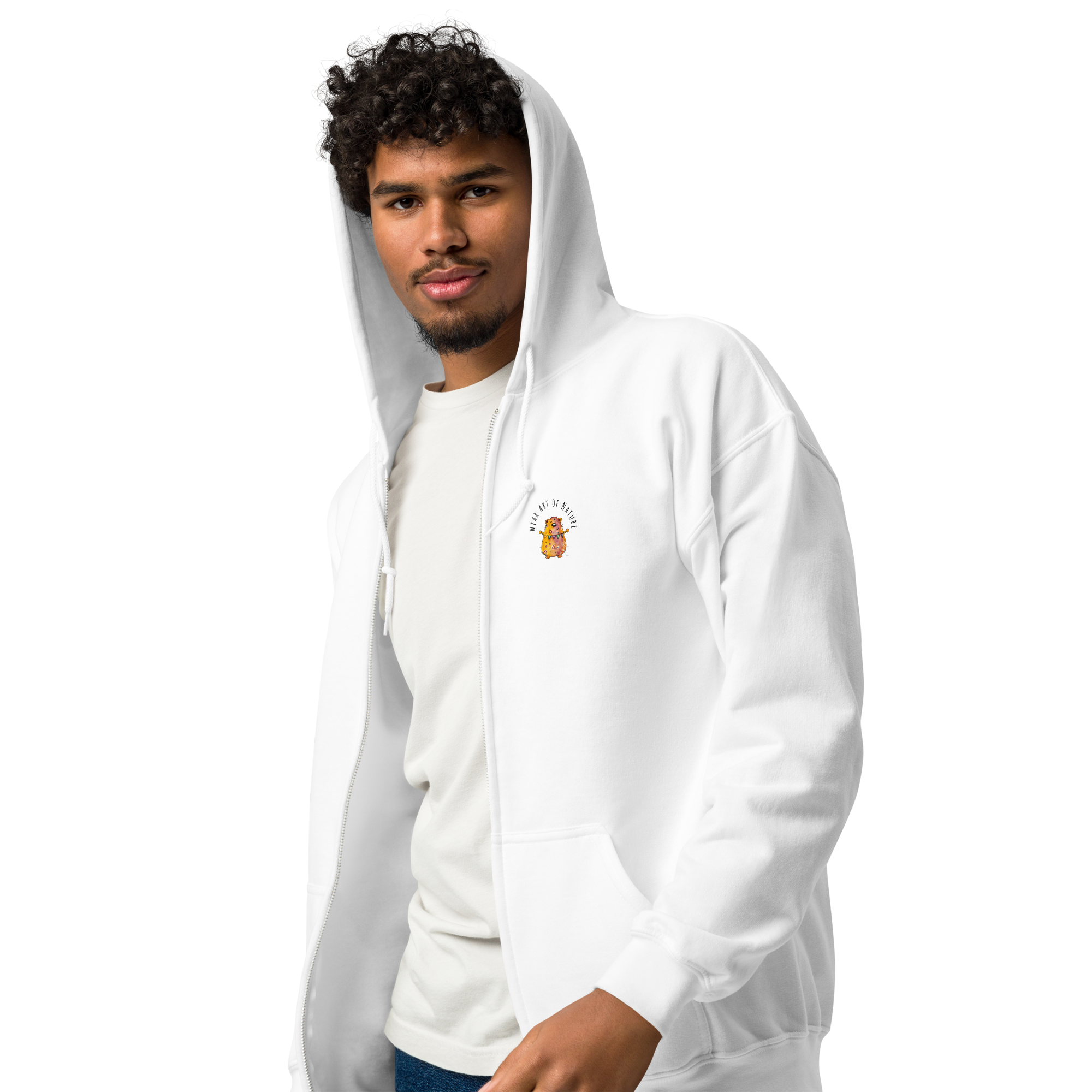 Men Bear Hoodie