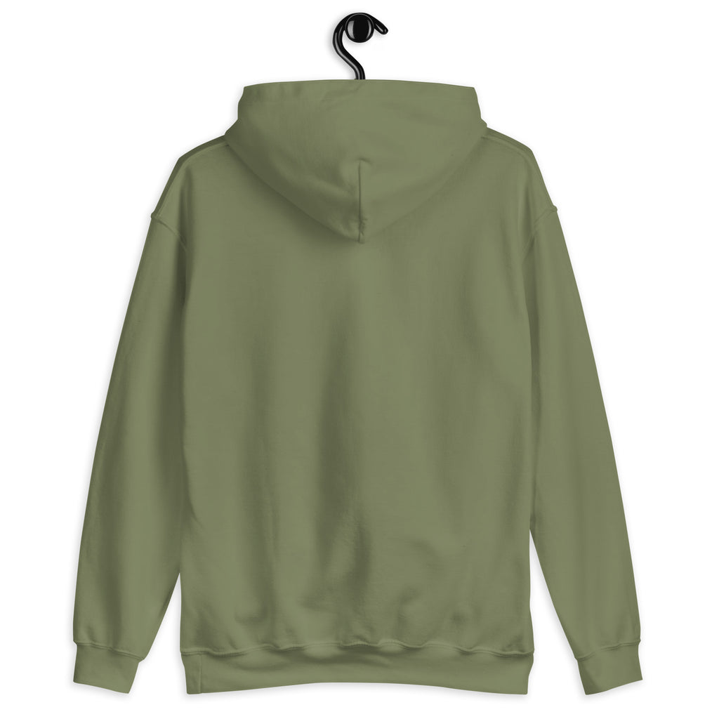 Chicken-Unisex-Kapuzenpullover Frontprint