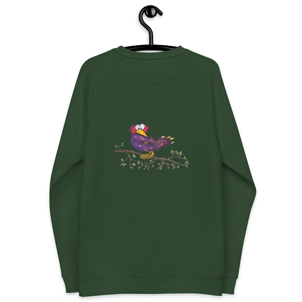 Raven-Unisex Bio-Raglan-Pullover Backprint