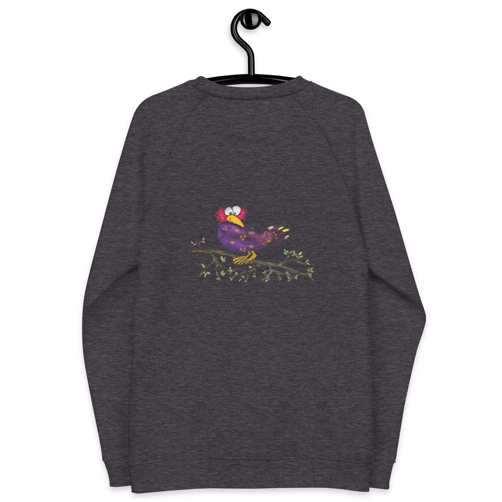 Raven-Unisex Bio-Raglan-Pullover Backprint