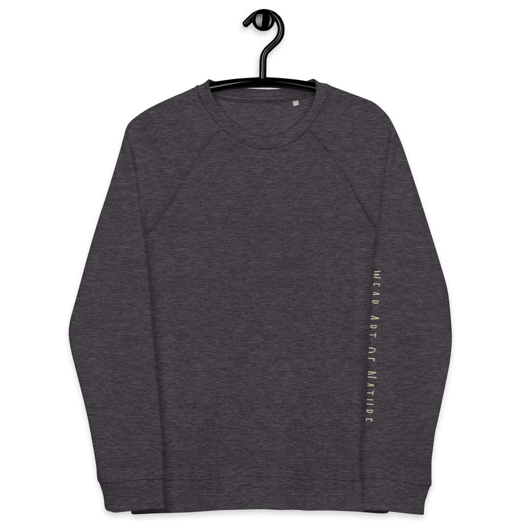 Raven-Unisex Bio-Raglan-Pullover Backprint