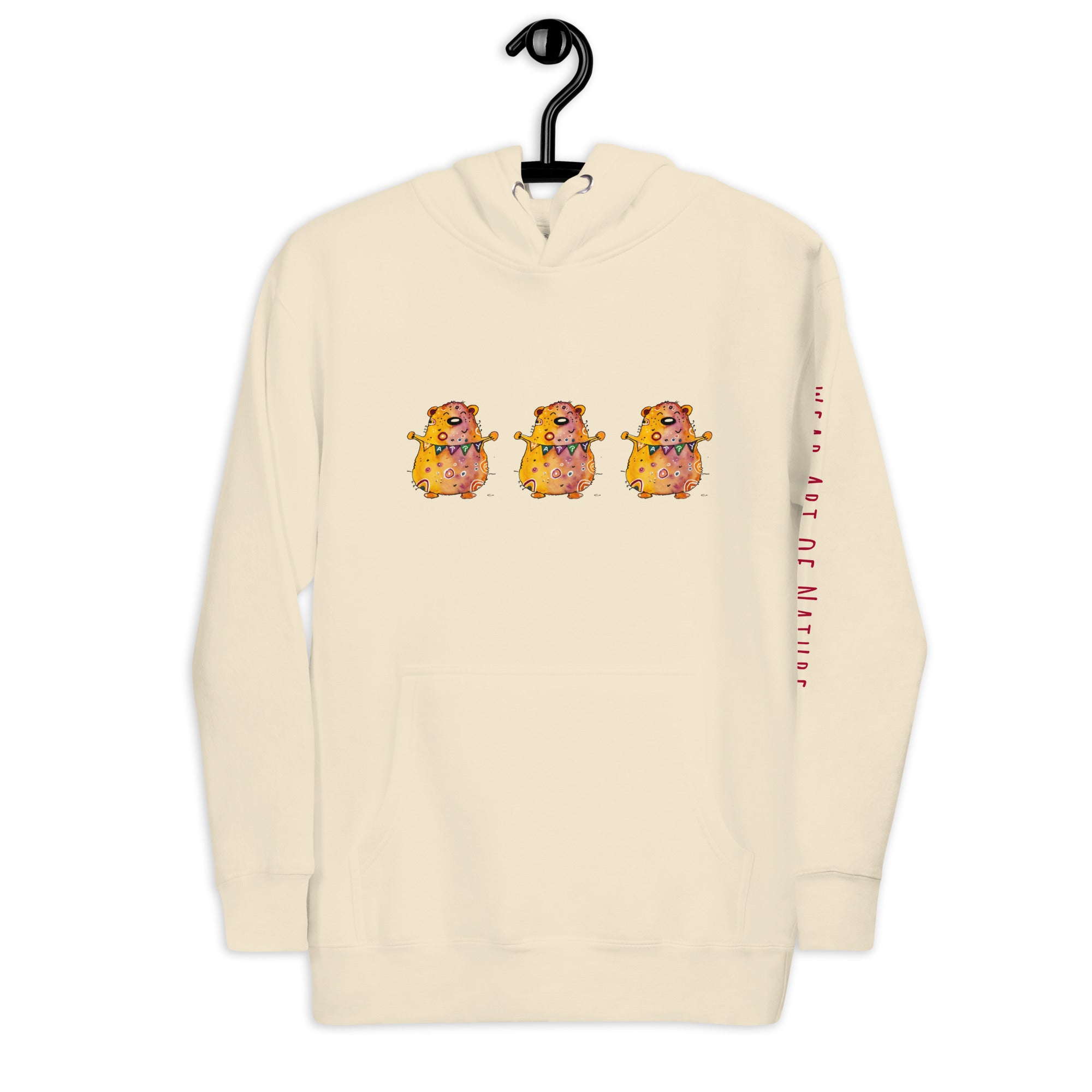 Bear Unisex-Kapuzenpullover Frontprint