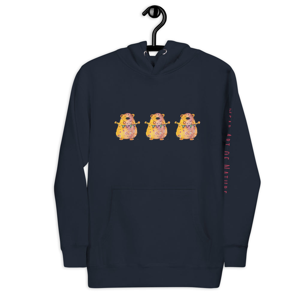 Bear Unisex-Kapuzenpullover Frontprint