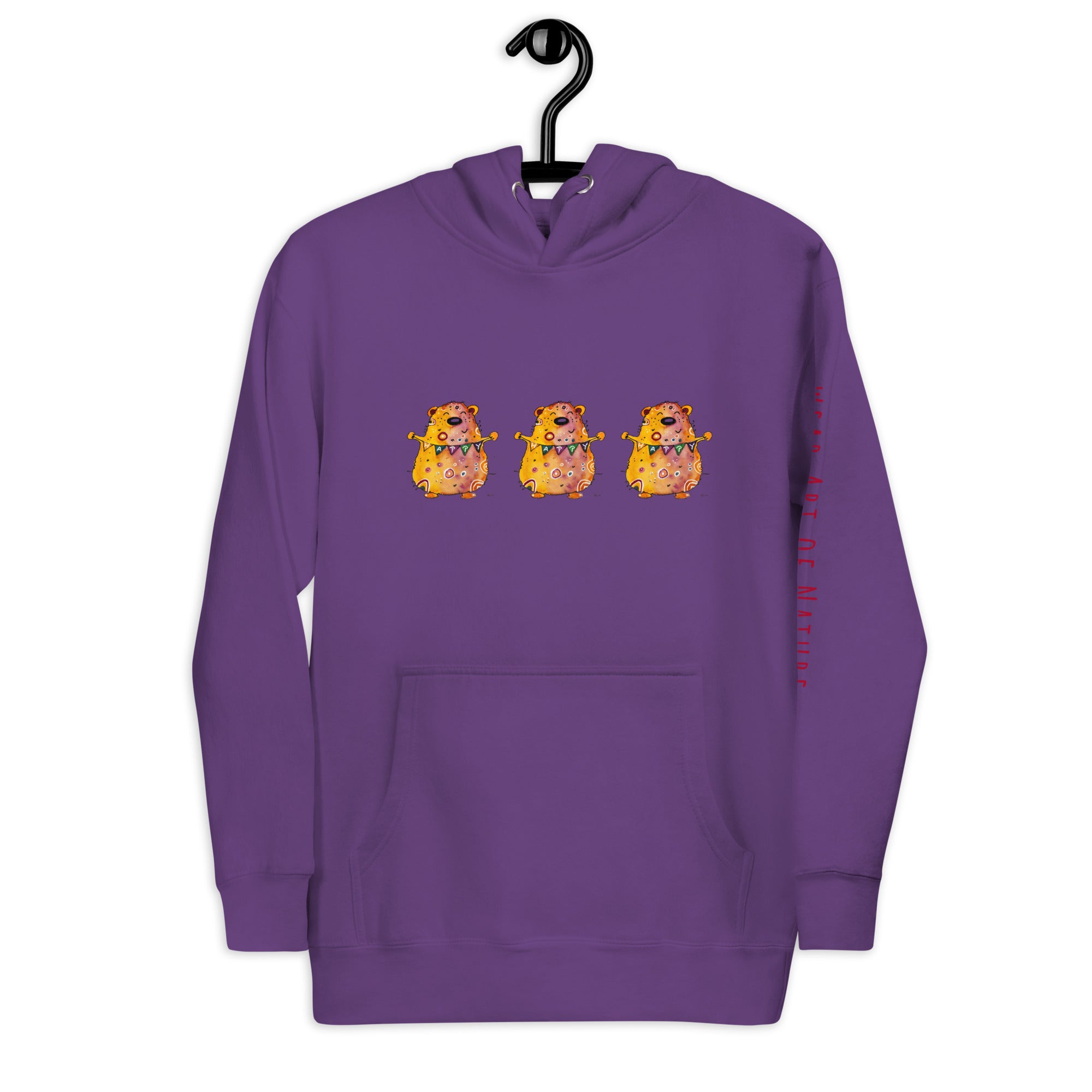 Bear Unisex-Kapuzenpullover Frontprint