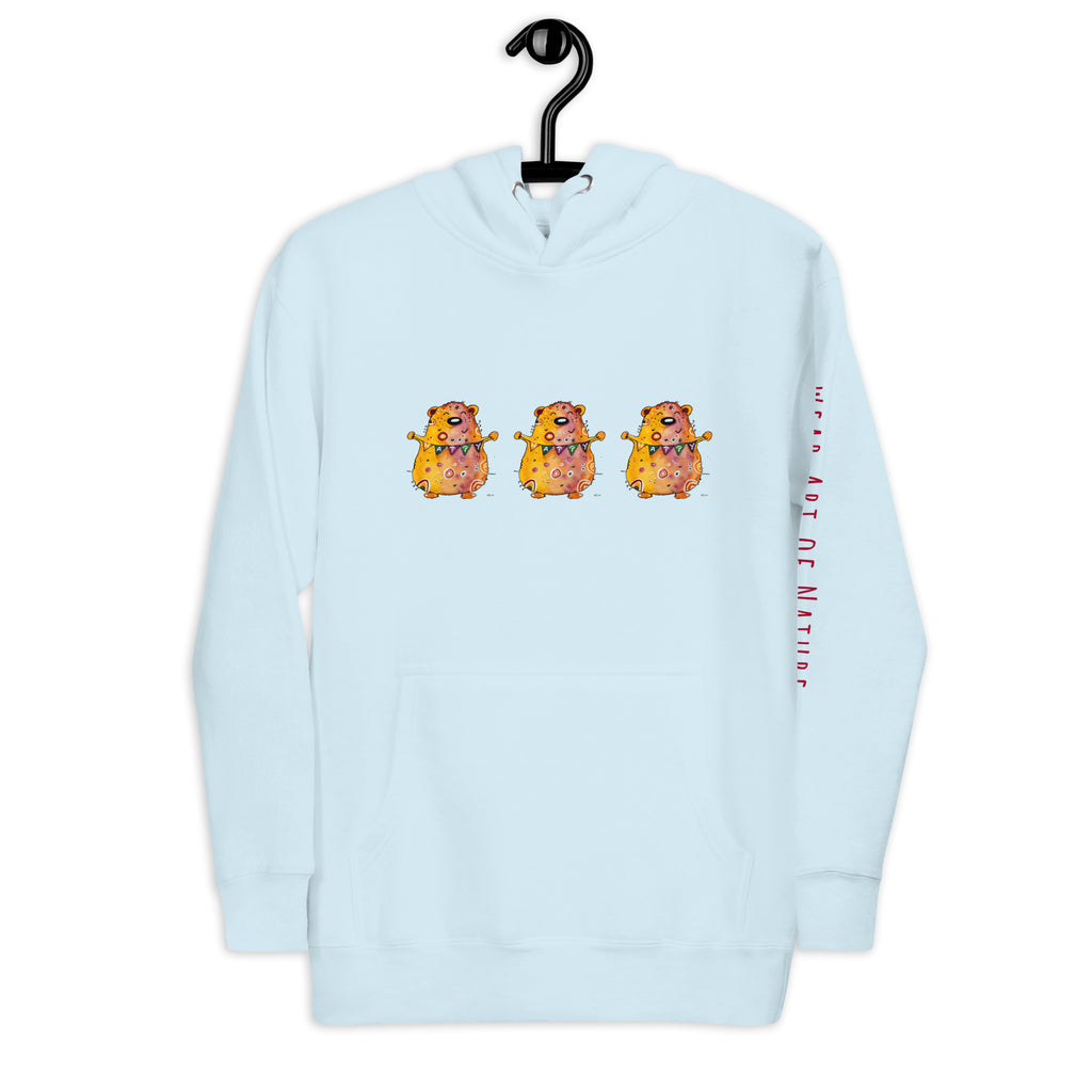 Bear Unisex-Kapuzenpullover Frontprint