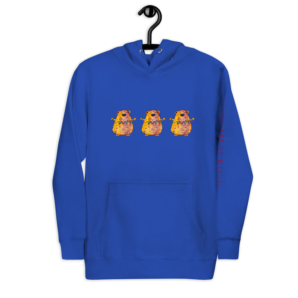 Bear Unisex-Kapuzenpullover Frontprint