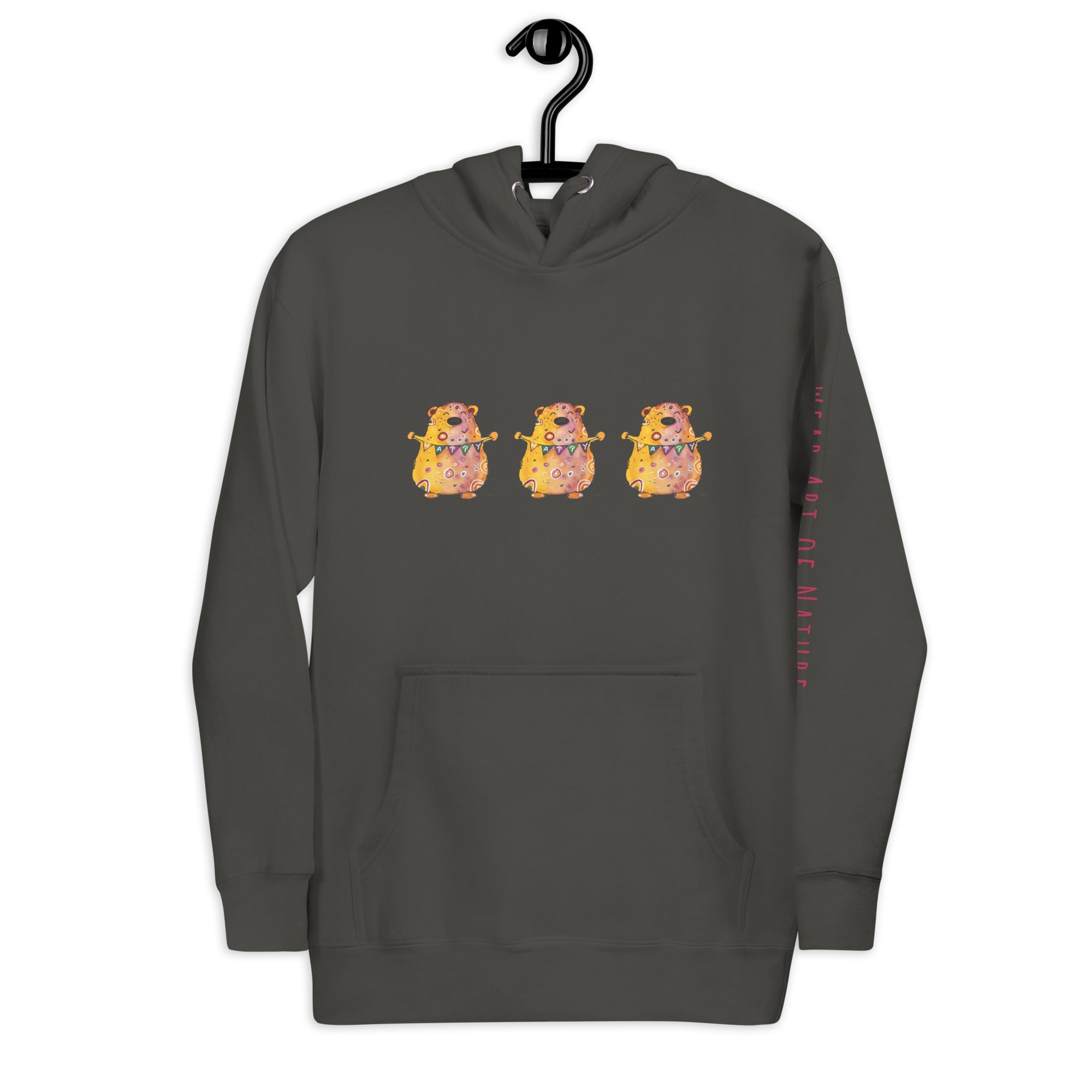 Bear Unisex-Kapuzenpullover Frontprint