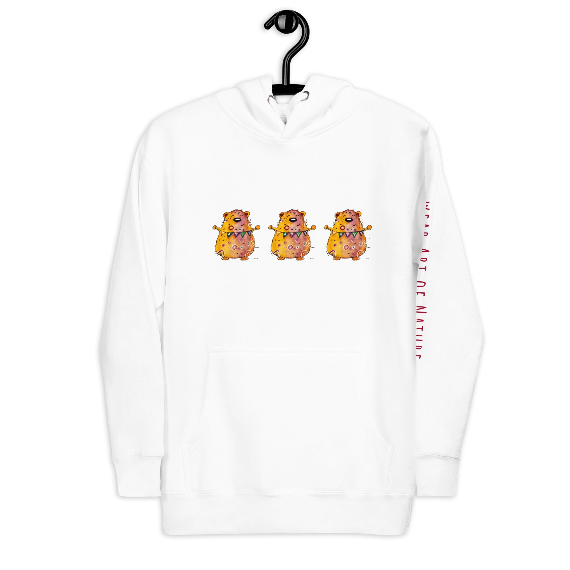 Bear Unisex-Kapuzenpullover Frontprint