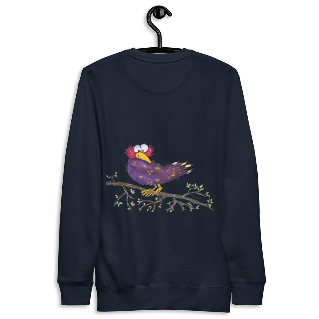 Raven-Unisex-Premium-Pullover Front, Backprint