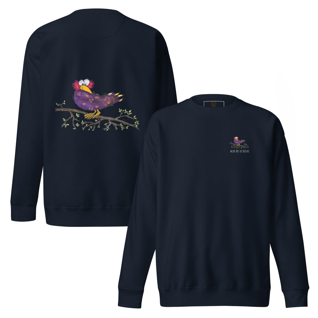 Raven-Unisex-Premium-Pullover Front, Backprint
