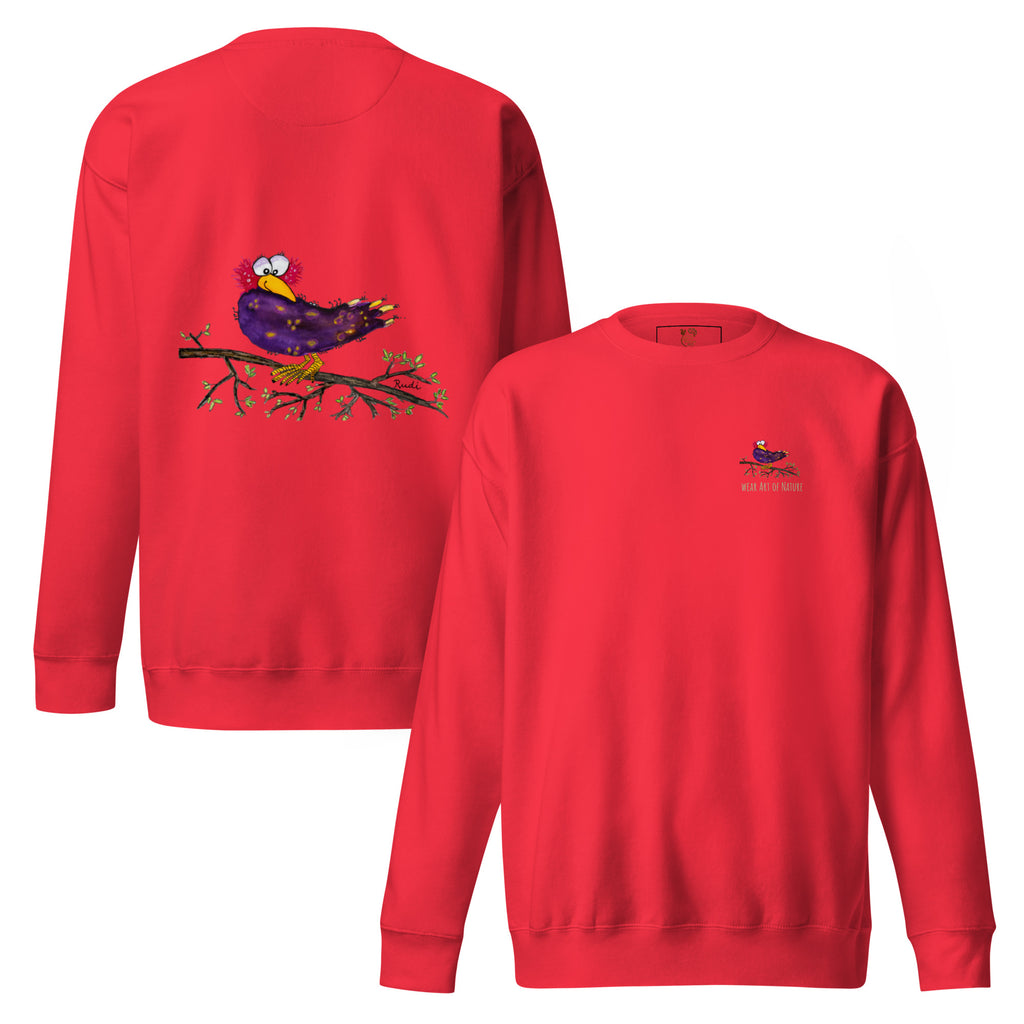 Raven-Unisex-Premium-Pullover Front, Backprint