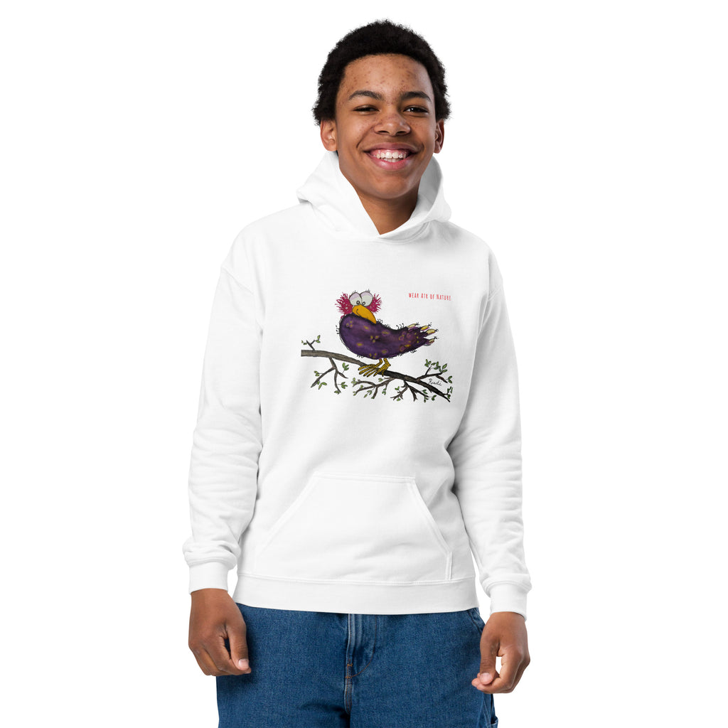 Raven-Heavy-Blend Hoodie für Jugendliche Frontprint