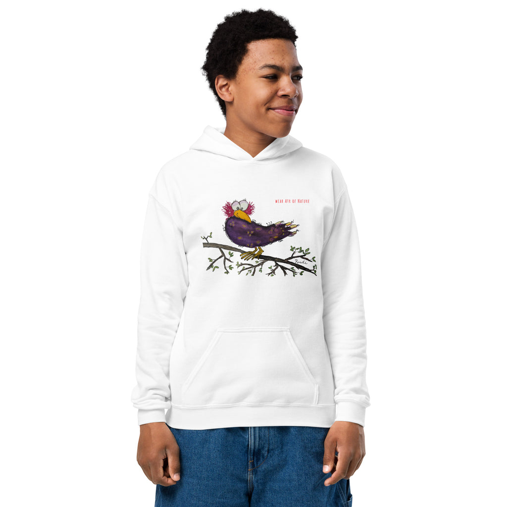 Raven-Heavy-Blend Hoodie für Jugendliche Frontprint