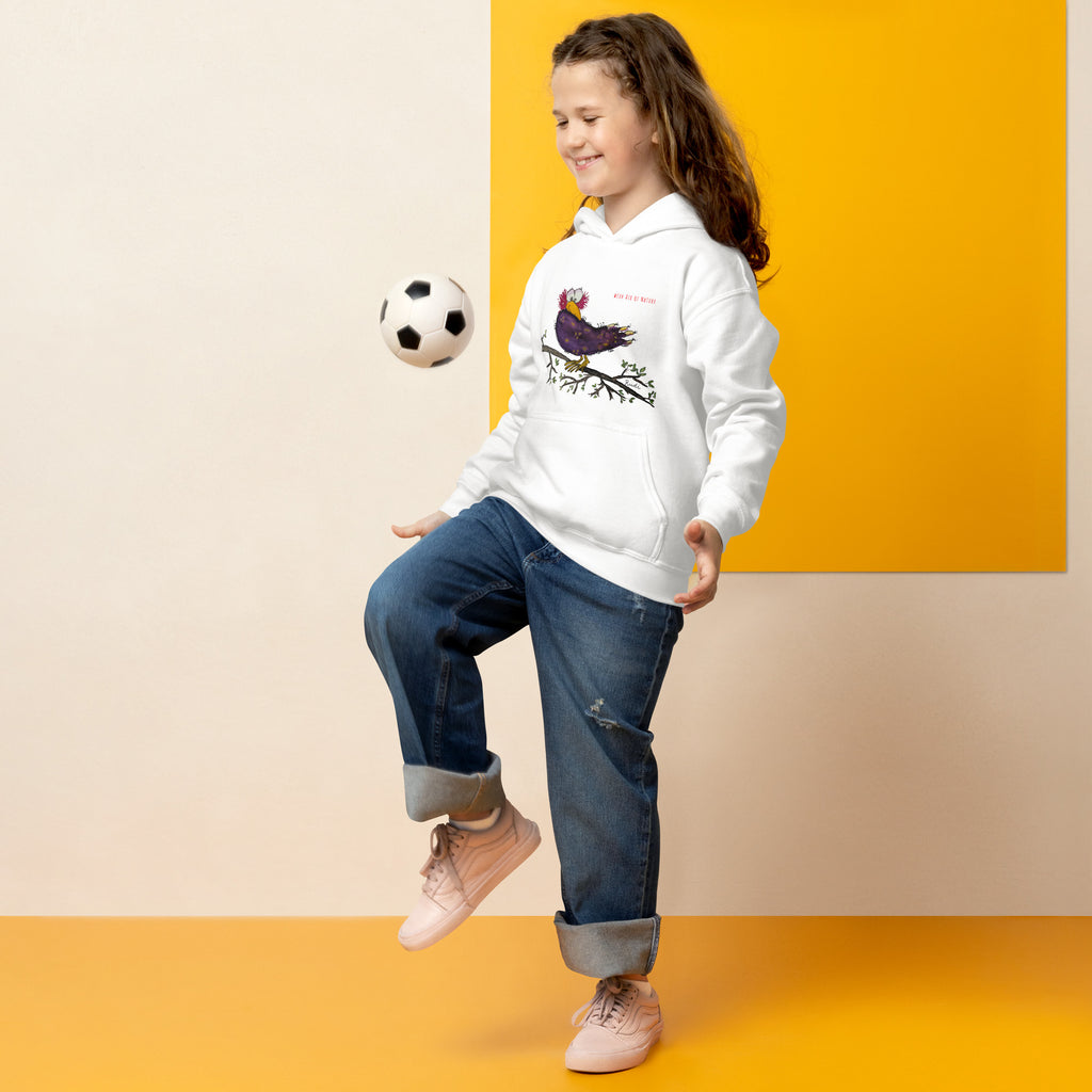Raven-Heavy-Blend Hoodie für Jugendliche Frontprint