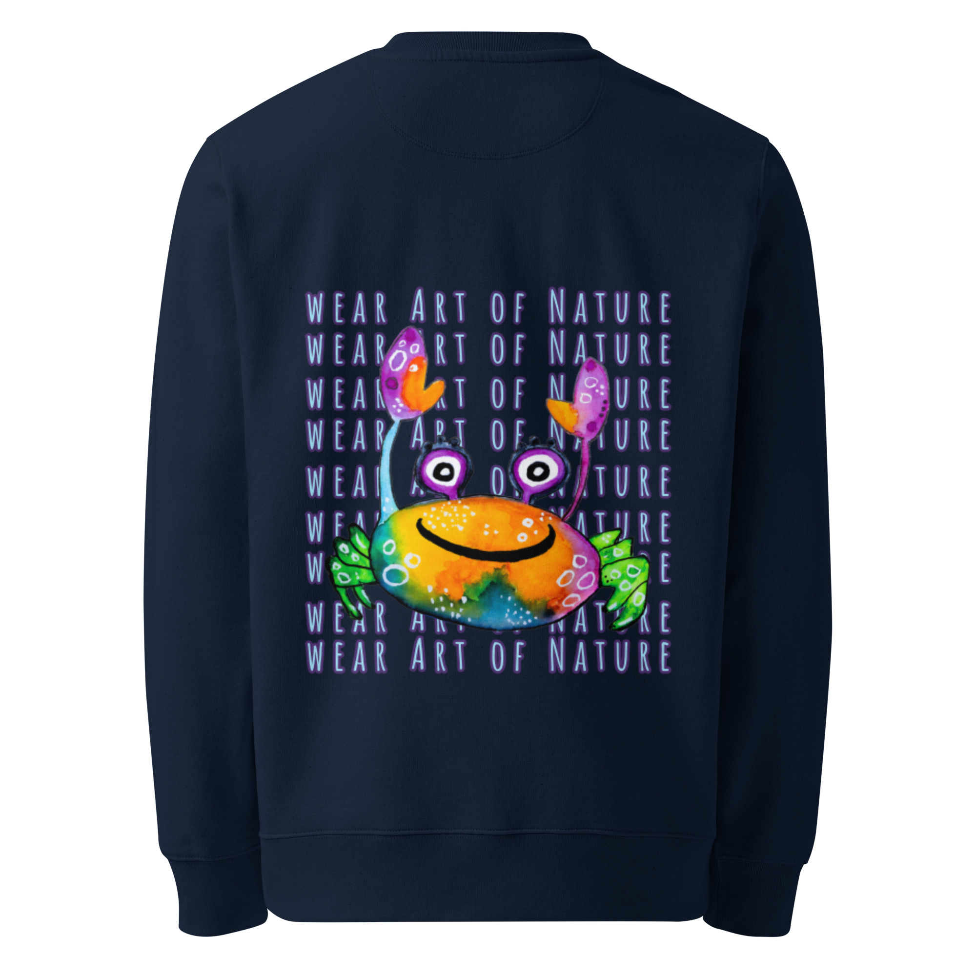 cancer x backprint sweatshirt – nachhaltige bio mode von wear art of nature core collection cancer x backprint sweatshirt – nachhaltige bio mode von wear art of nature core collection