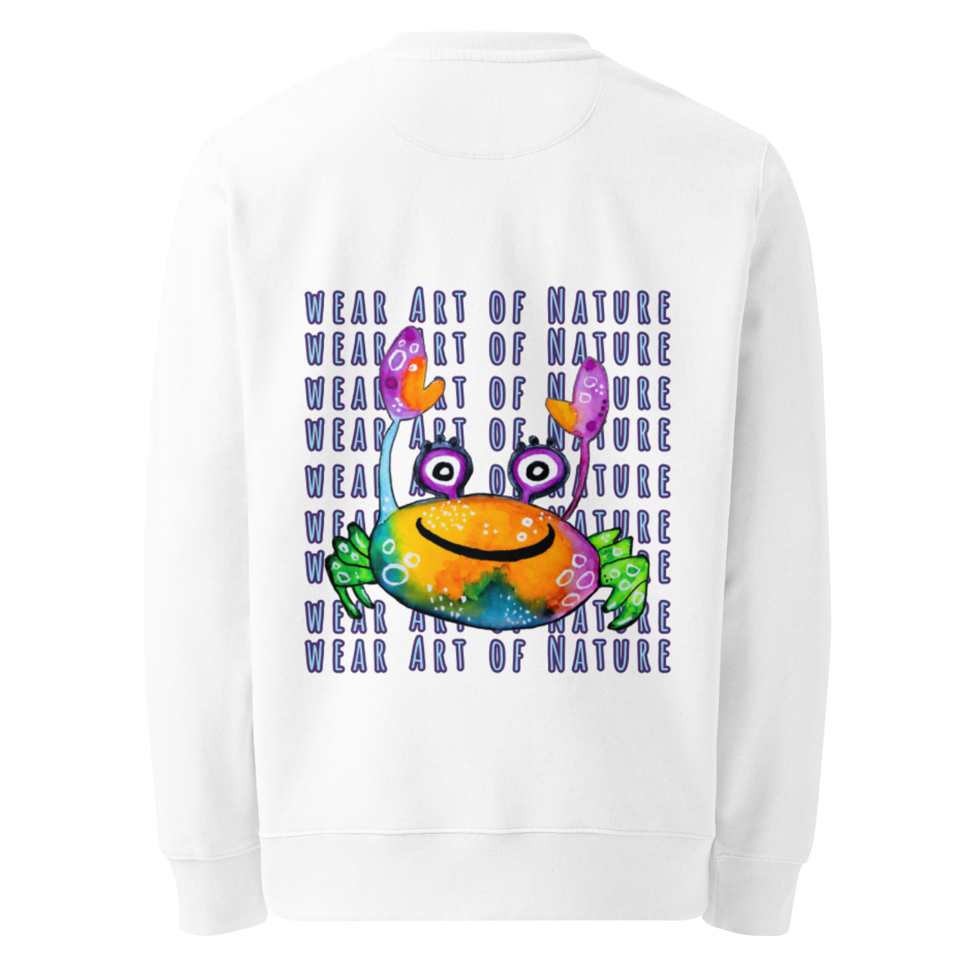 cancer x backprint sweatshirt – nachhaltige bio mode von wear art of nature core collection cancer x backprint sweatshirt – nachhaltige bio mode von wear art of nature core collection